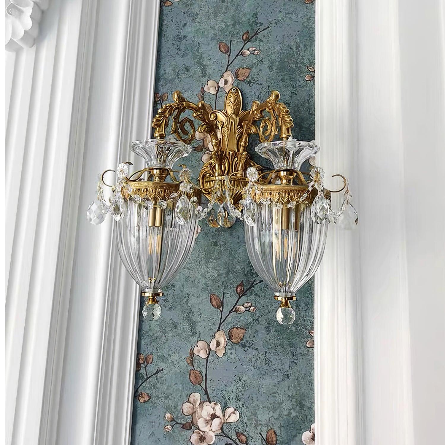 Elosia Gold Double Wall Lamp - Neutralighting
