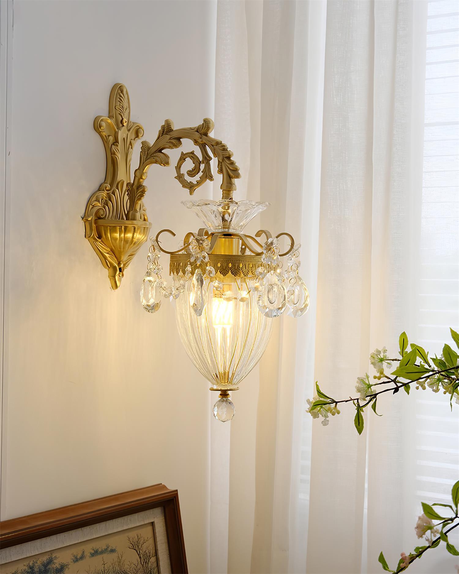 Elosia Gold Double Wall Lamp - Neutralighting
