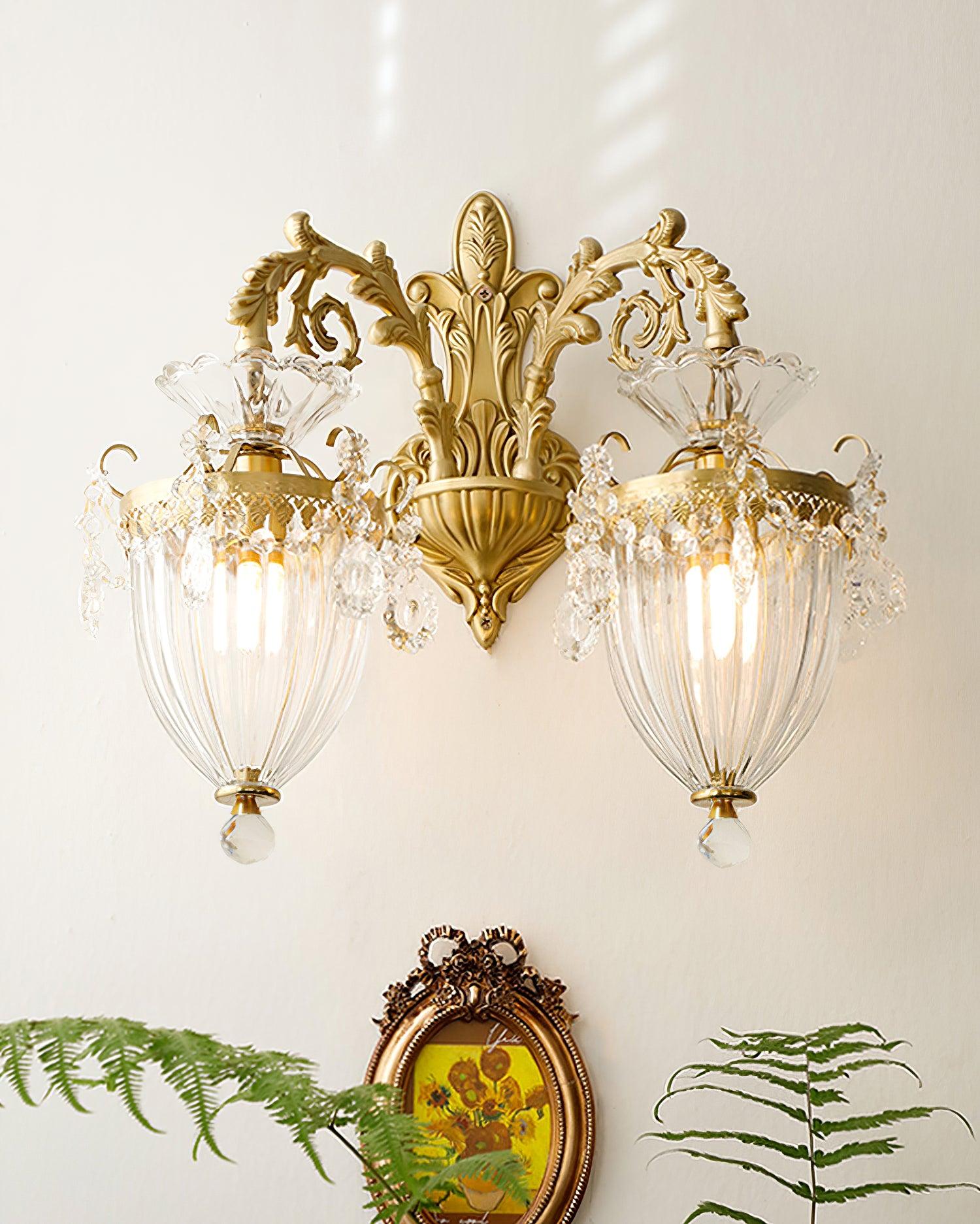 Elosia Gold Double Wall Lamp - Neutralighting