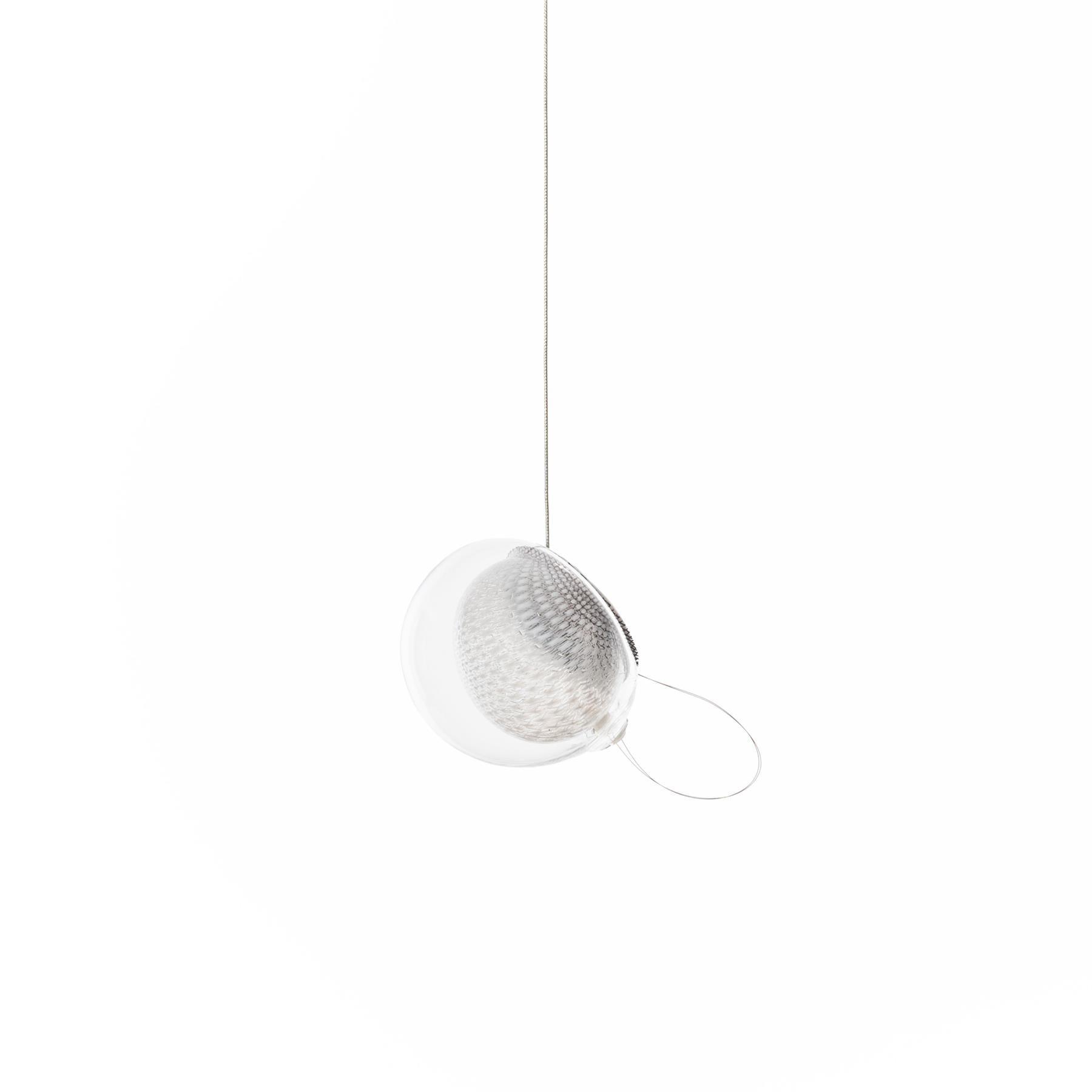 Chandelier Mesh Glass Orbs Cluster Metal Frame Modern Minimalist - Neutralighting
