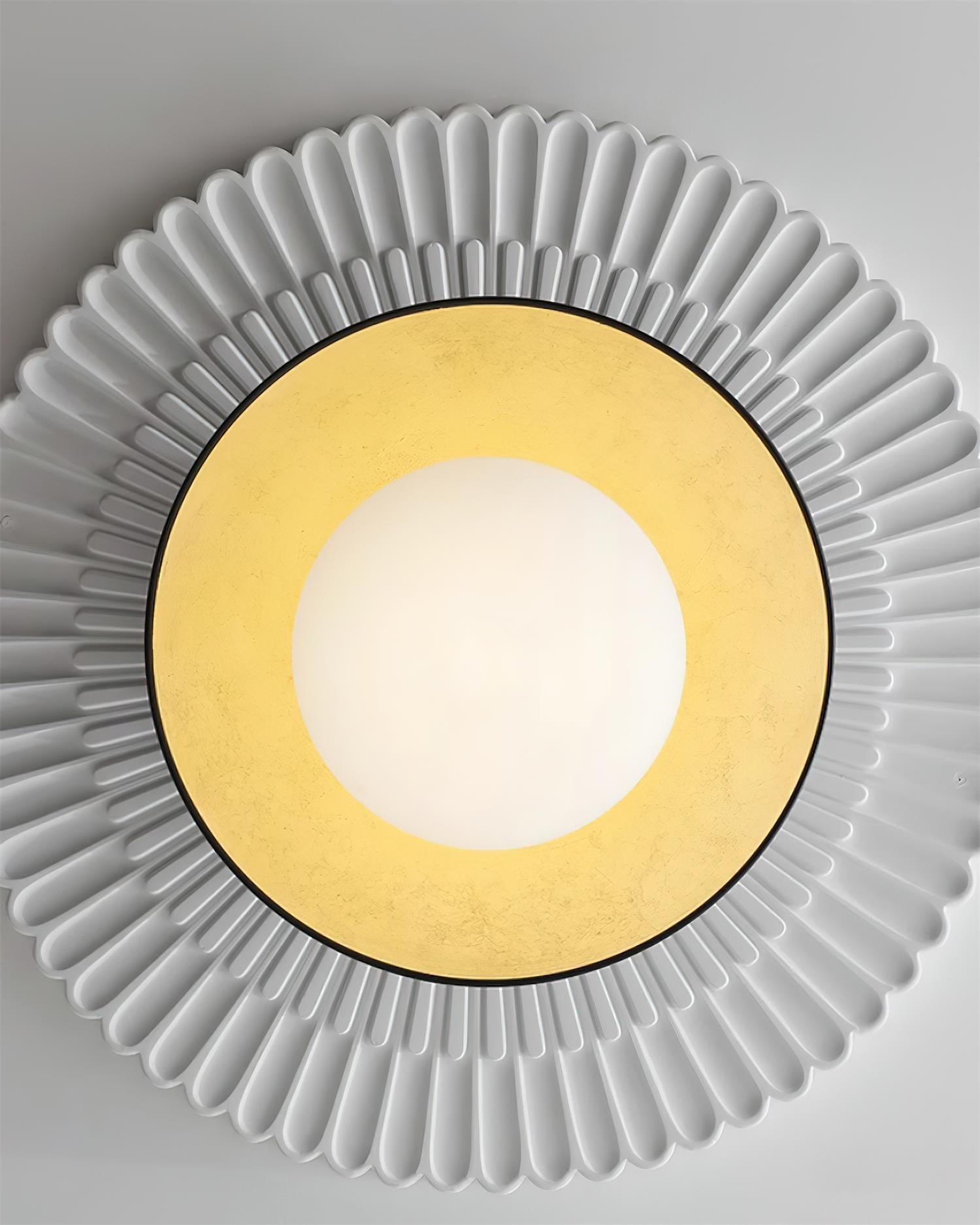 Ceiling Light Metal Canopy Glass Globe Modern Minimalist - Neutralighting