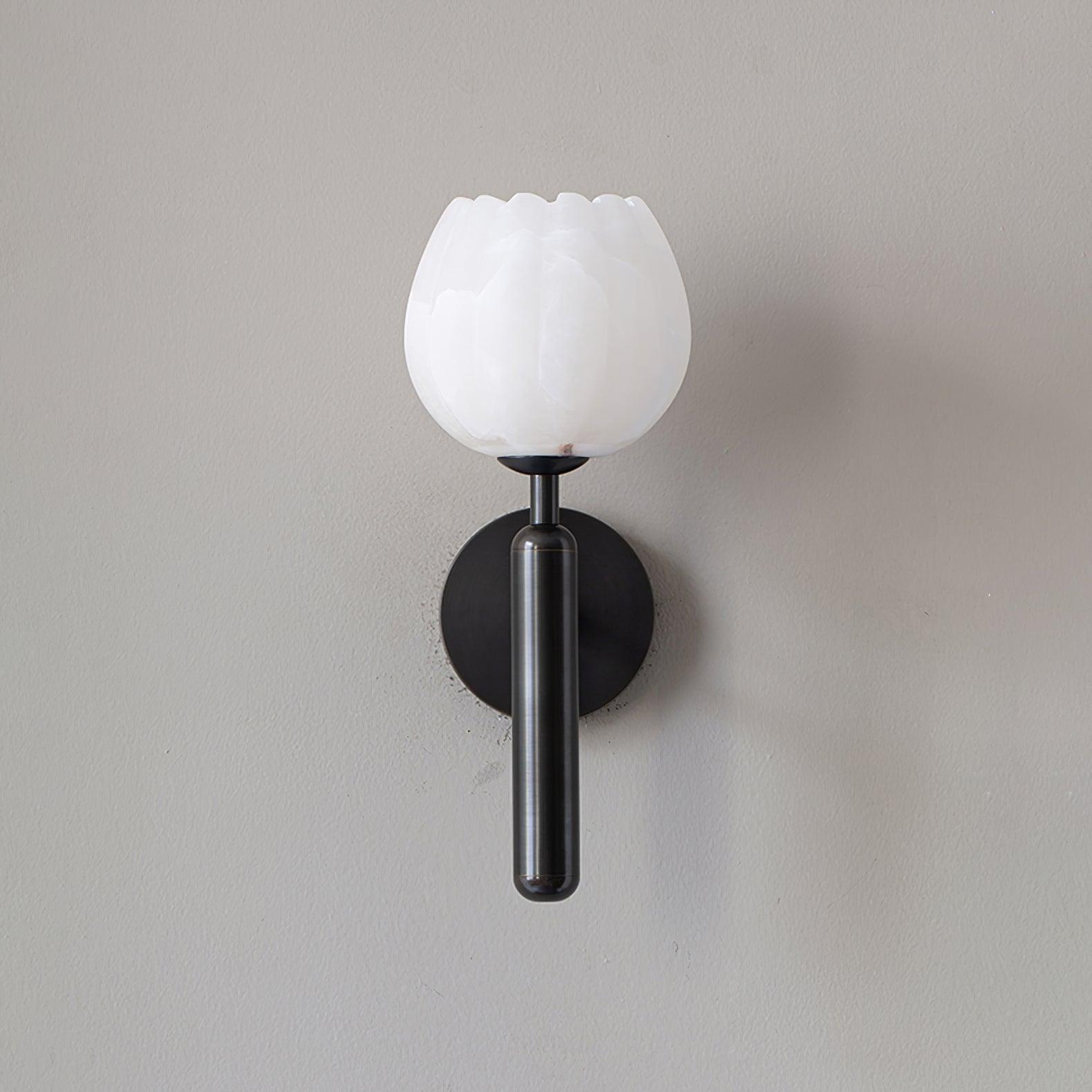 Valentina Alabaster Flowers  Wall Lamp