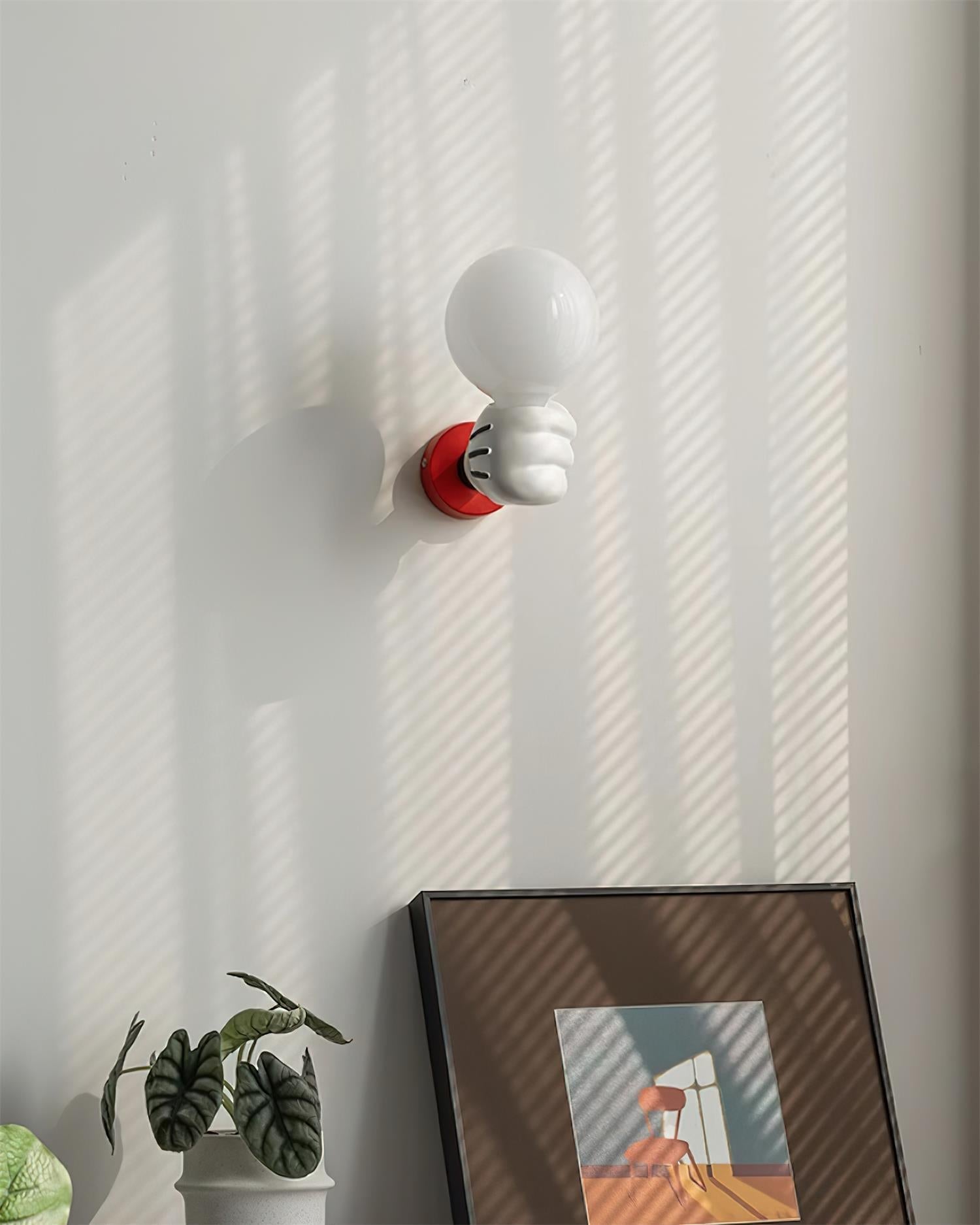 Wall Lamp Fabric Shade Modern Classic Gold Walnut Sconce Bedroom - Neutralighting