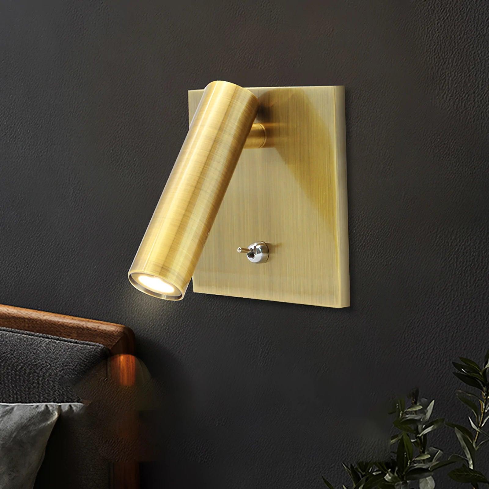 Astra Micro Square Switched Sconce Spotlight - Neutralighting
