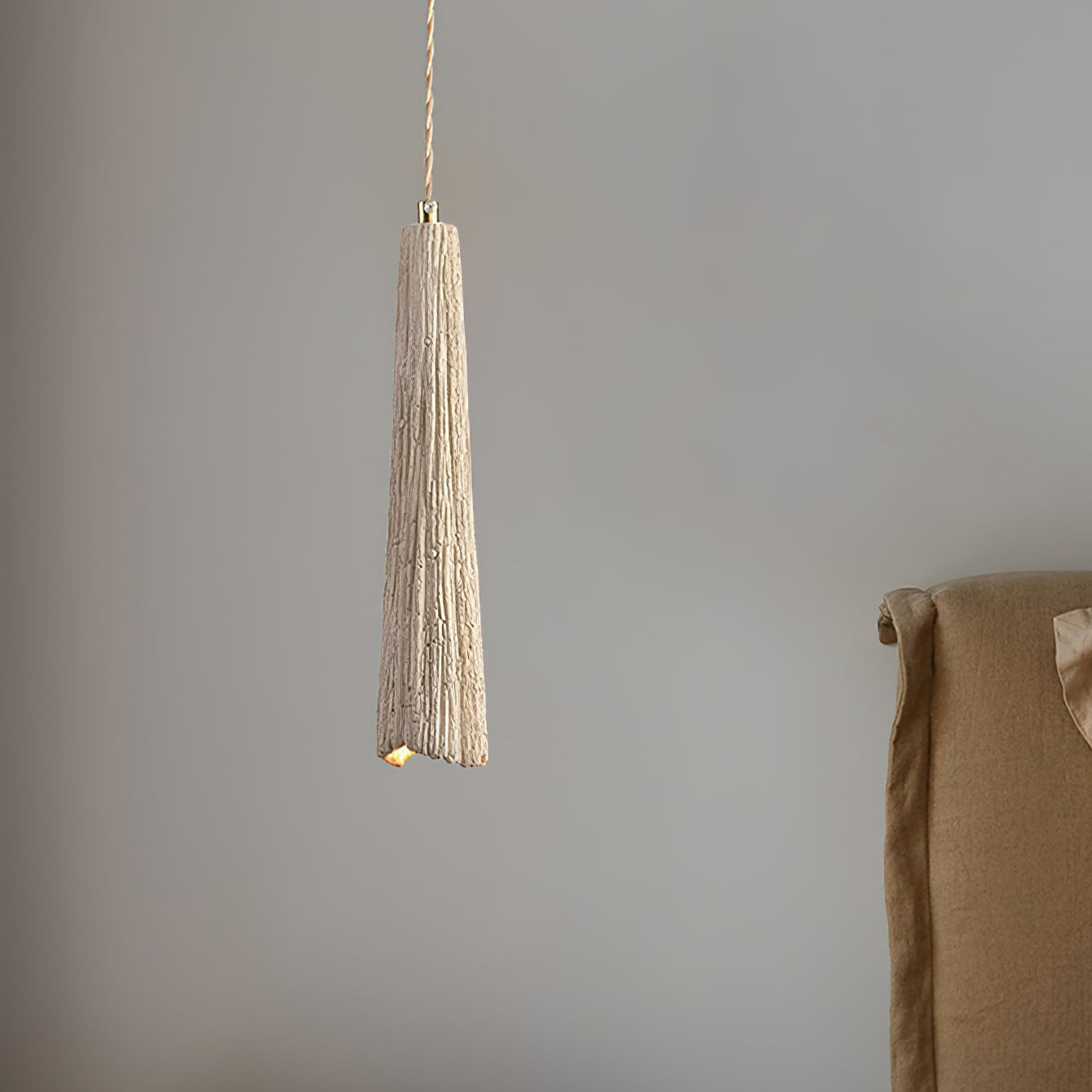 Kirae Textured Pendant Lights Cement - Neutralighting