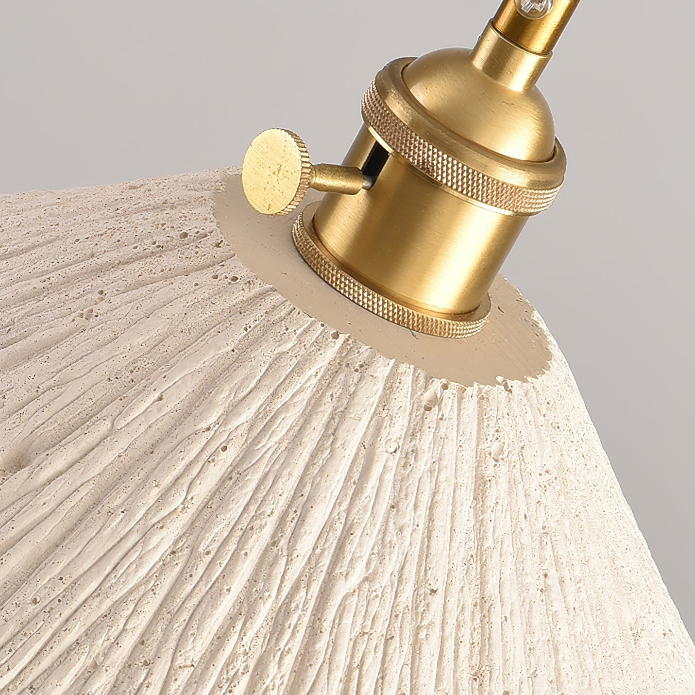 Kirae Textured Pendant Lights Cement - Neutralighting