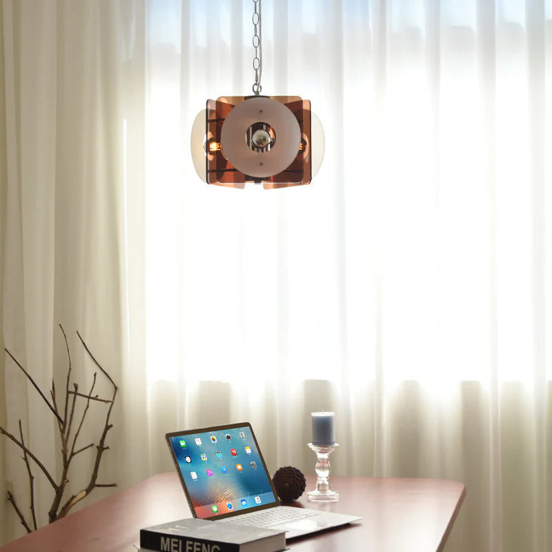 Valentina Design Pendant Light Brown Glass Dining Room/Living Room - Neutralighting