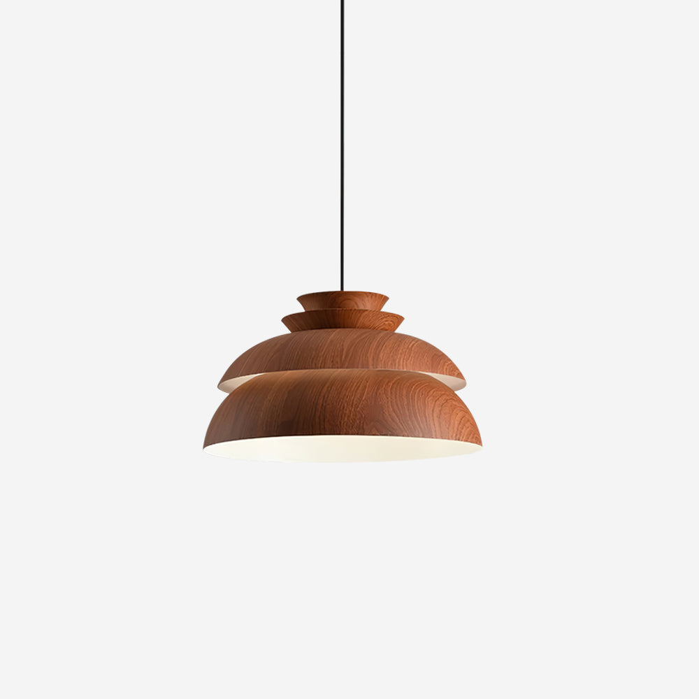 Pendant Lamp Aluminum Layered Dome Modern Minimalist - Neutralighting