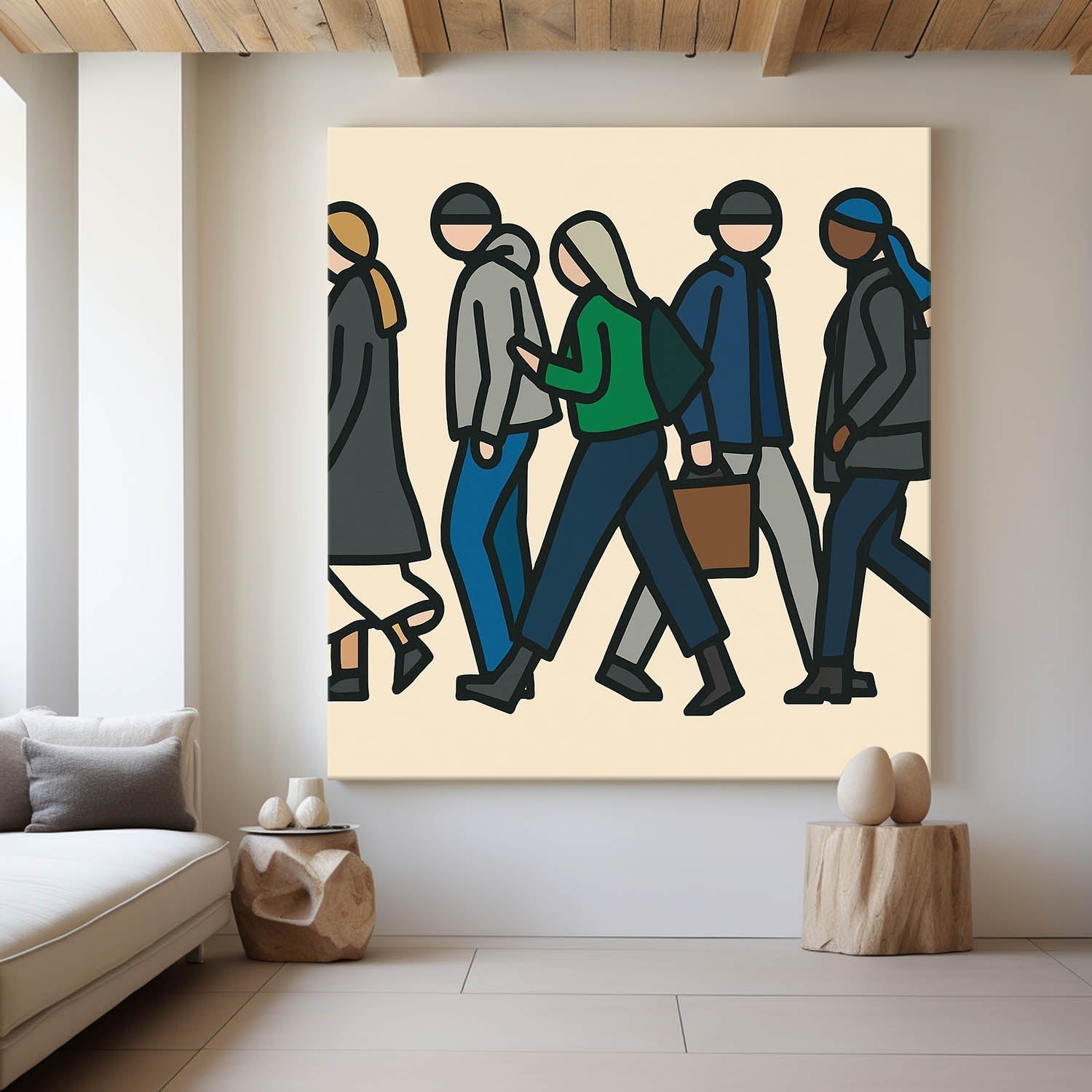 Modern Pop Painting ABAS294 - Neutralighting