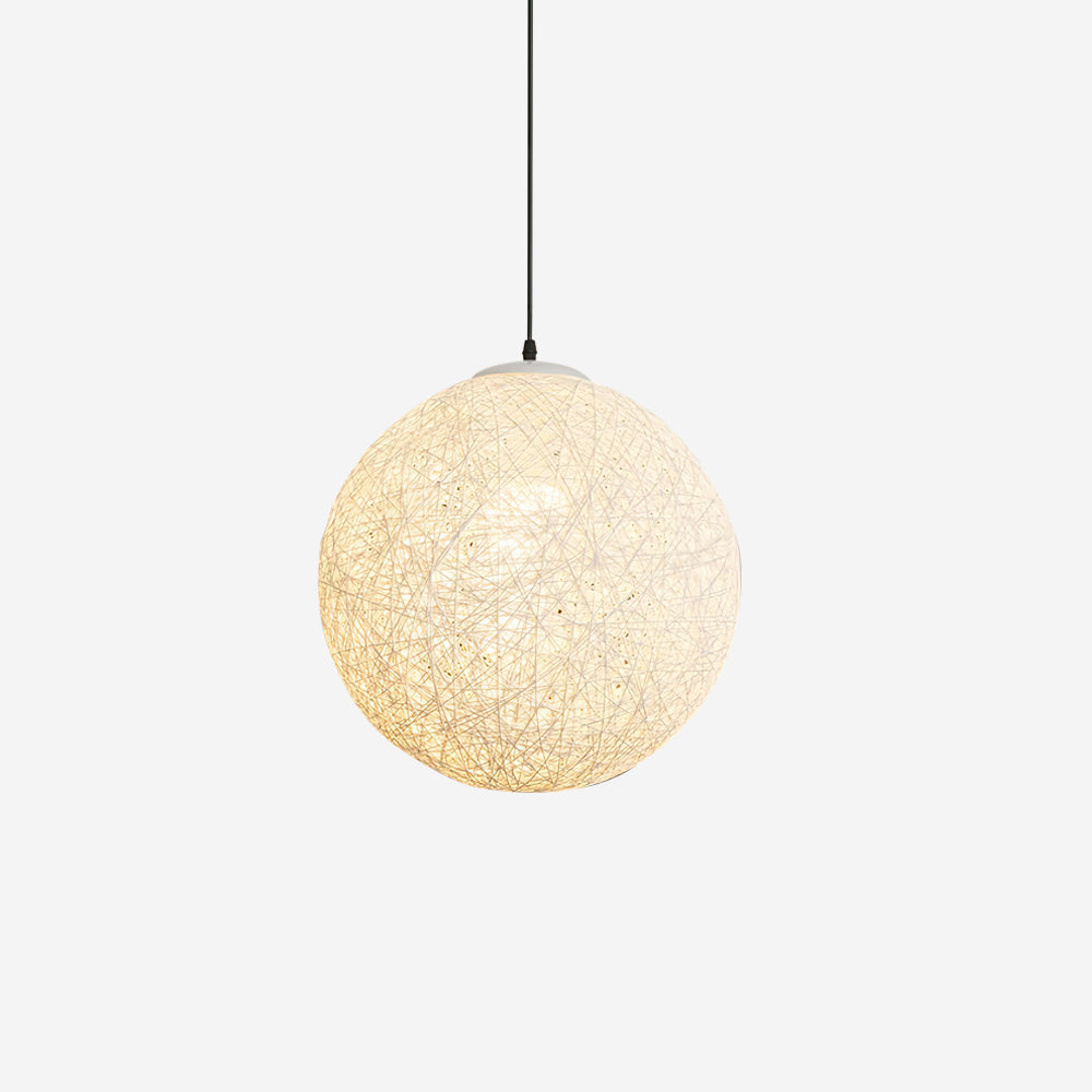 Pendant Light Hemp Rattan Sphere Bohemian - Neutralighting