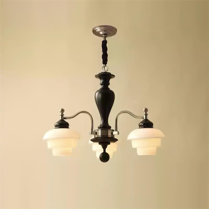 Hovian Wooden Chandelier - Neutralighting