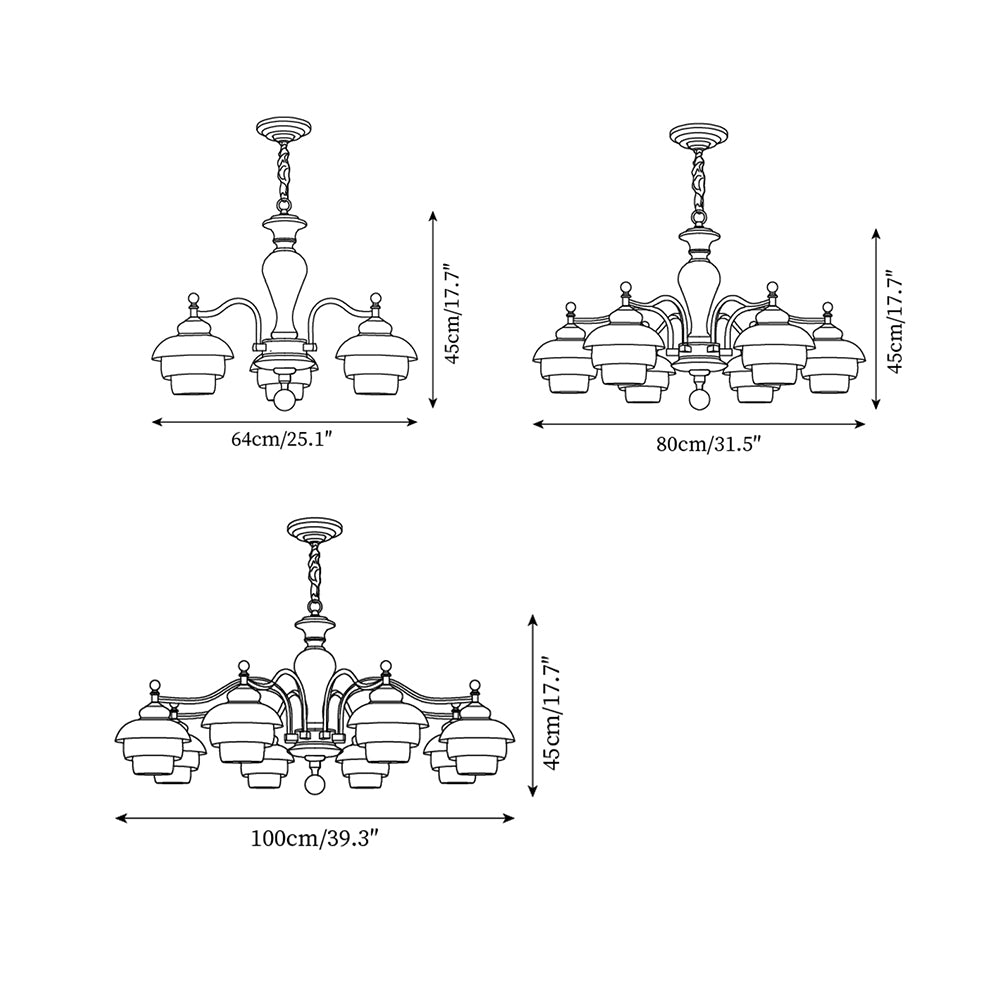 Hovian Wooden Chandelier - Neutralighting