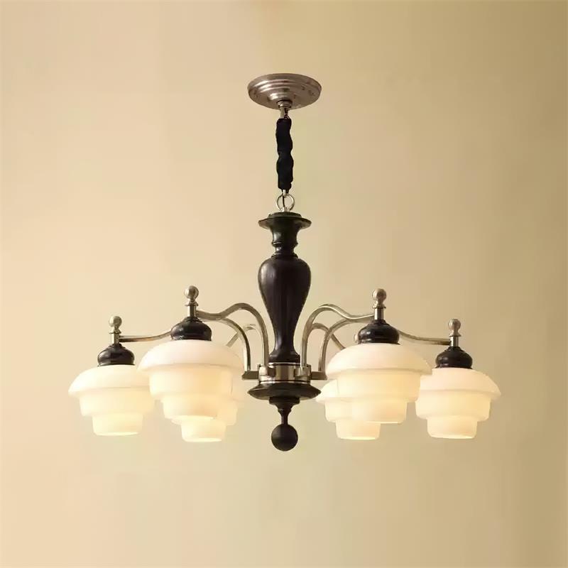 Hovian Wooden Chandelier - Neutralighting