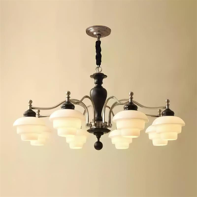 Hovian Wooden Chandelier - Neutralighting