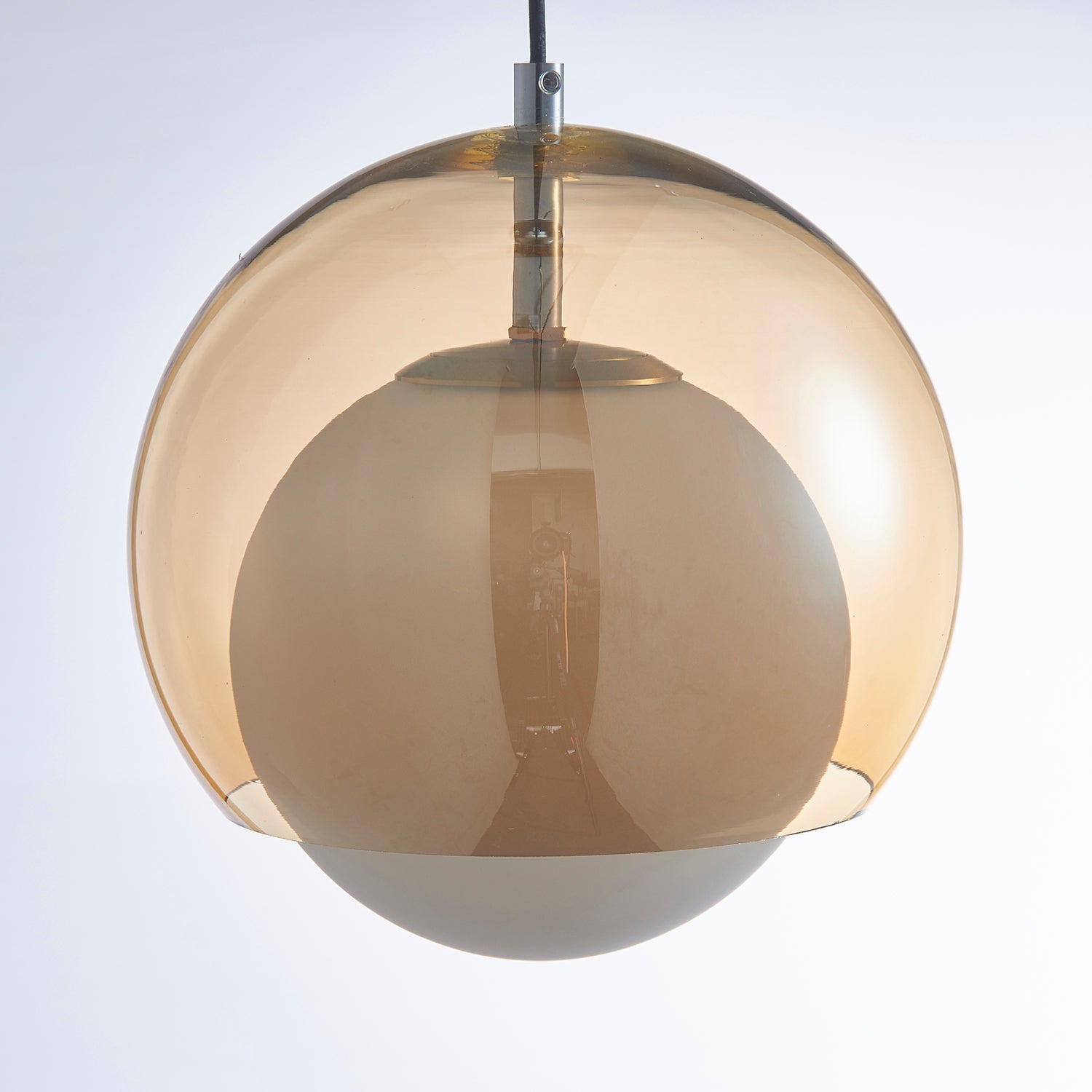 Pendant Light Double Globe Shade Glass Modern Minimalist Ambient - Neutralighting