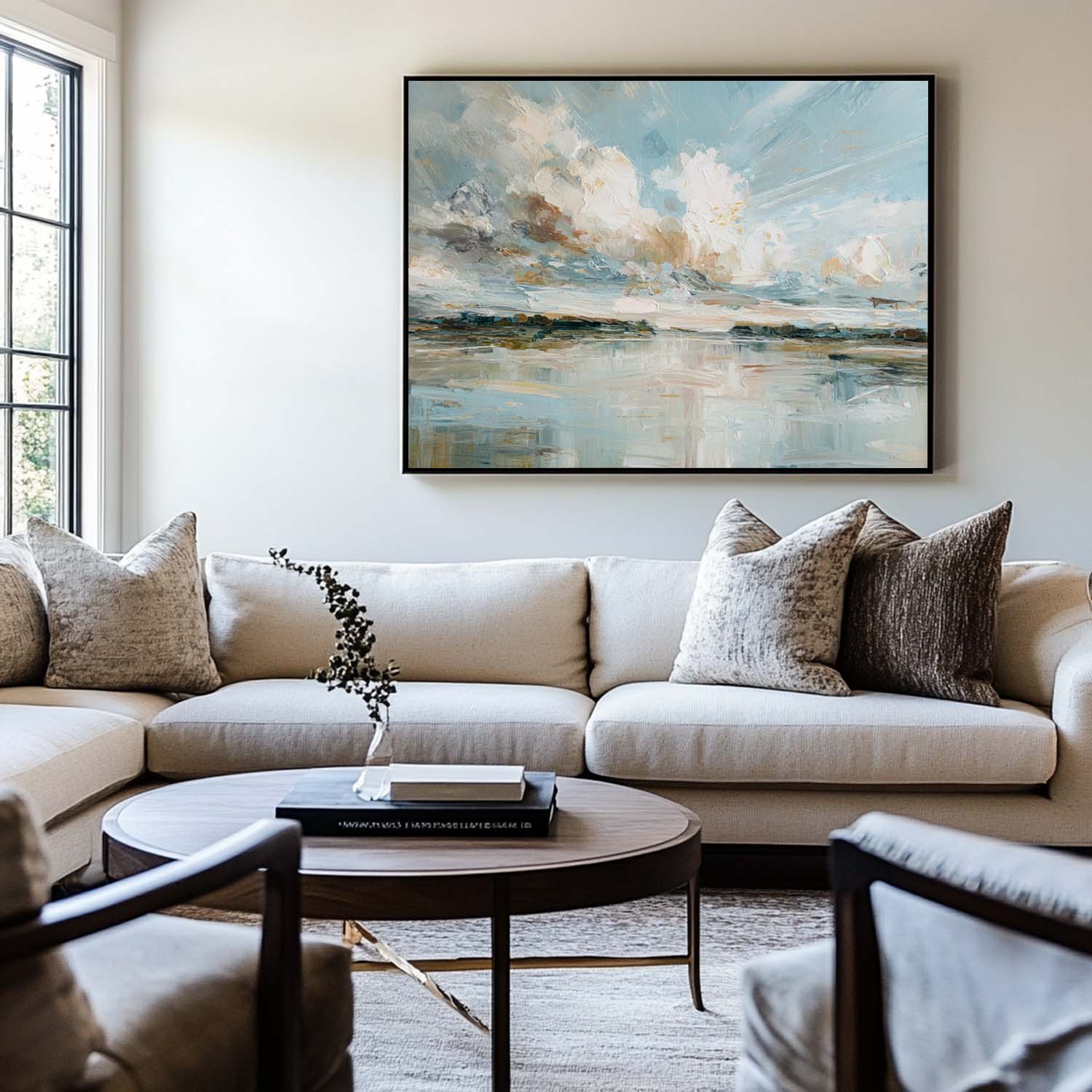 Modern Abstract Painting ABAH199 - Neutralighting