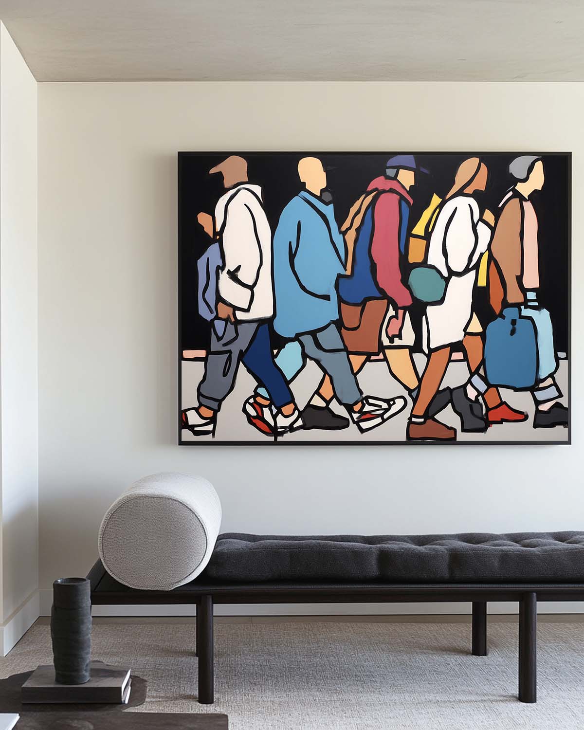 Modern Abstract Painting ABAH194 - Neutralighting