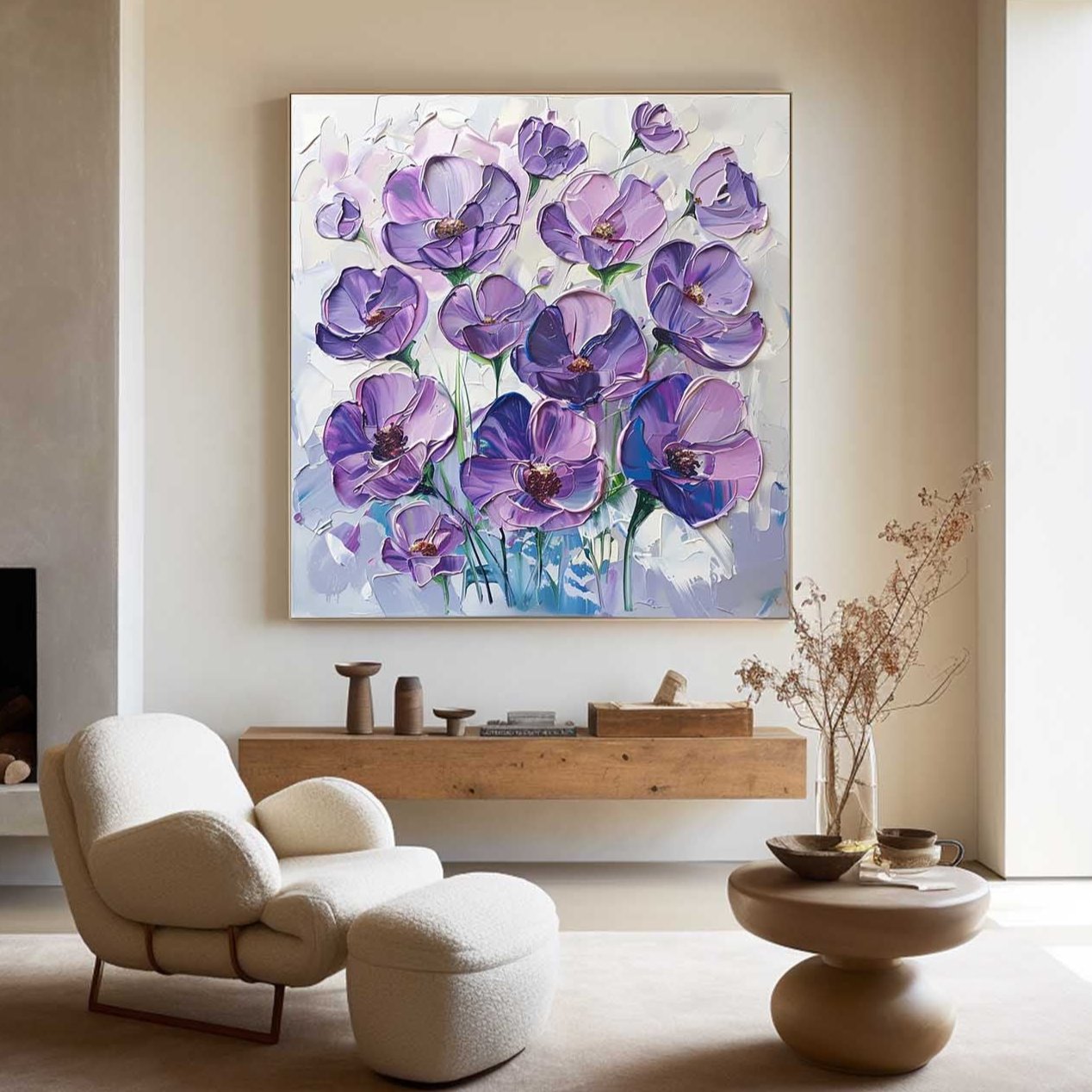 MoViolet Garden Blossoms in Blue