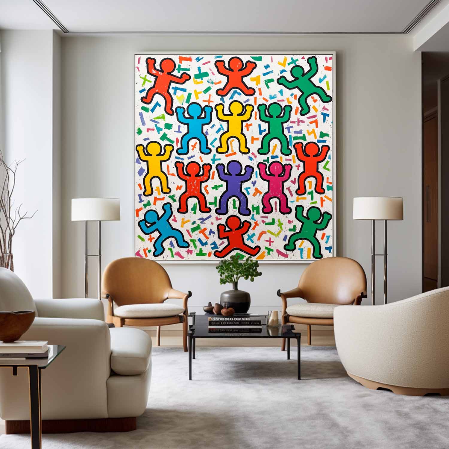 Modern Abstract Painting ABAS265 - Neutralighting