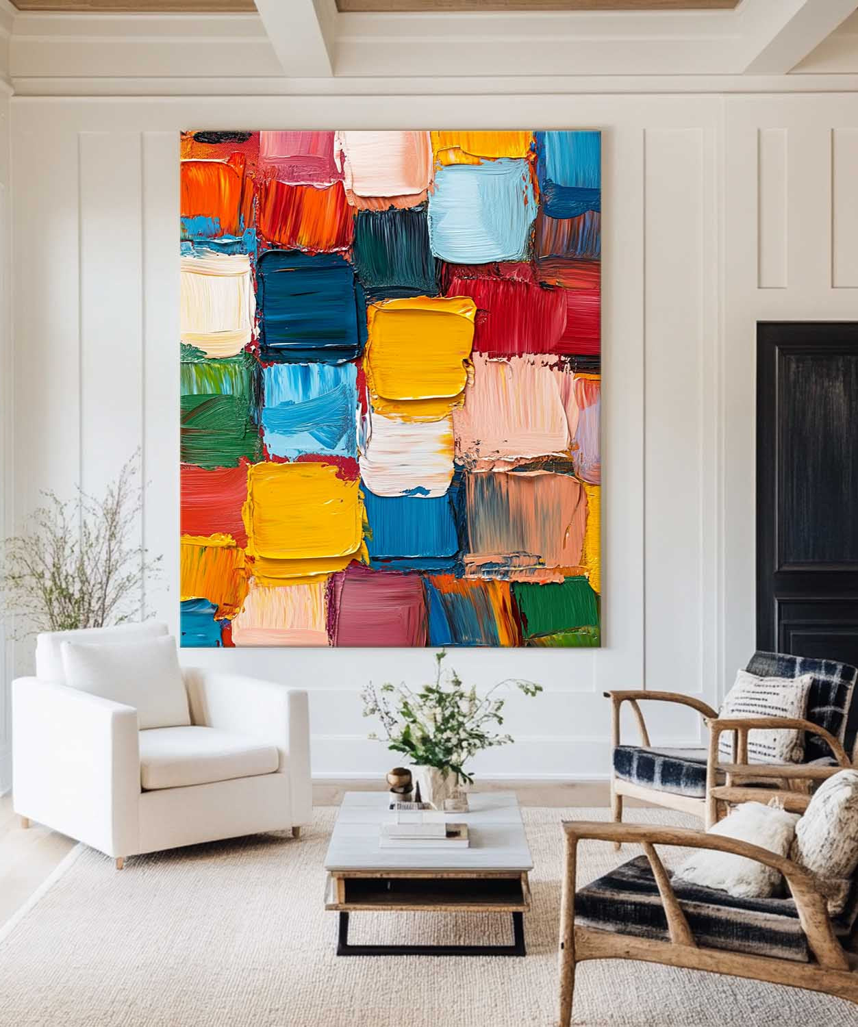 Modern Abstract Painting ABAV591 - Neutralighting