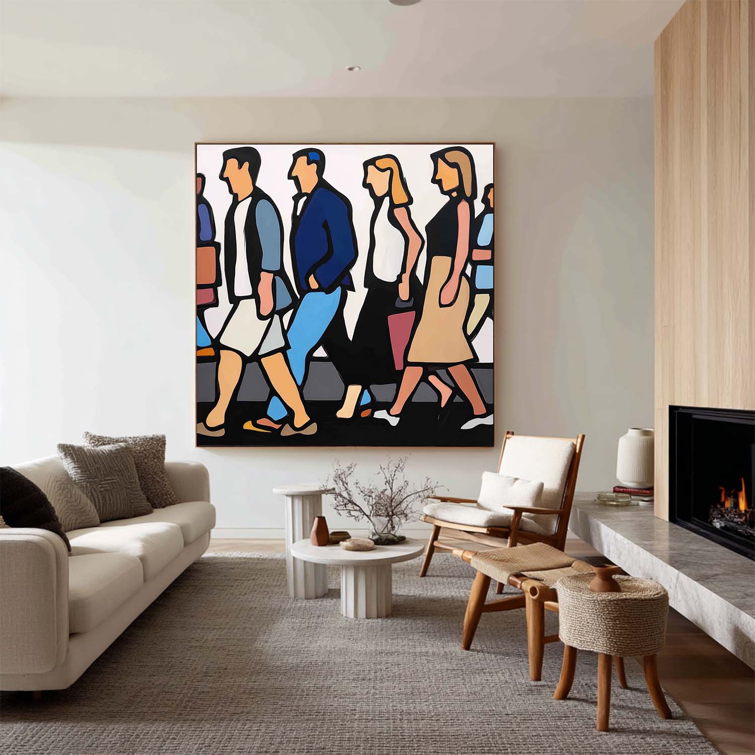 Modern Pop Painting ABAS296 - Neutralighting