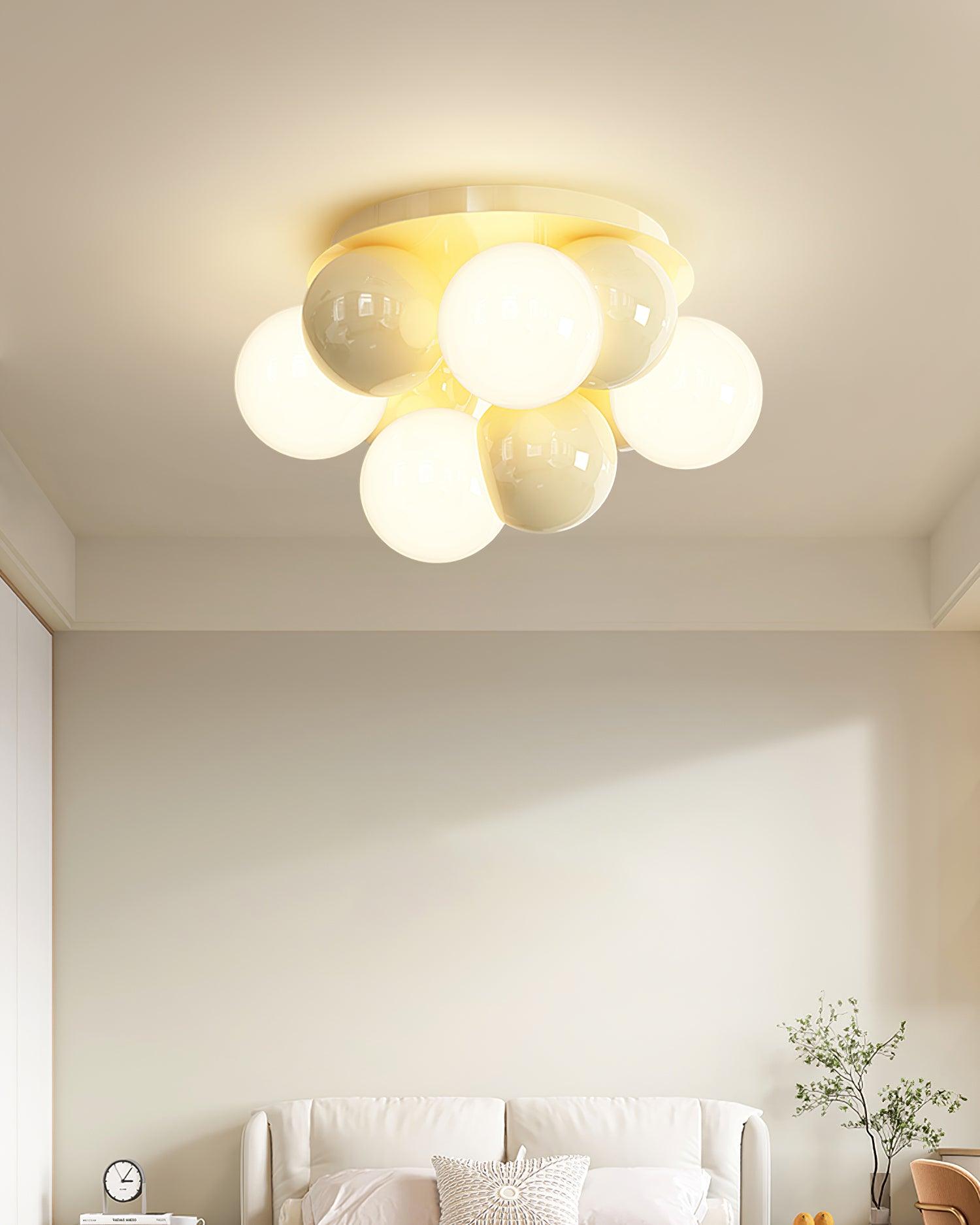 Ceiling Light Metal Body Acrylic Bubbles Modern Minimalist - Neutralighting