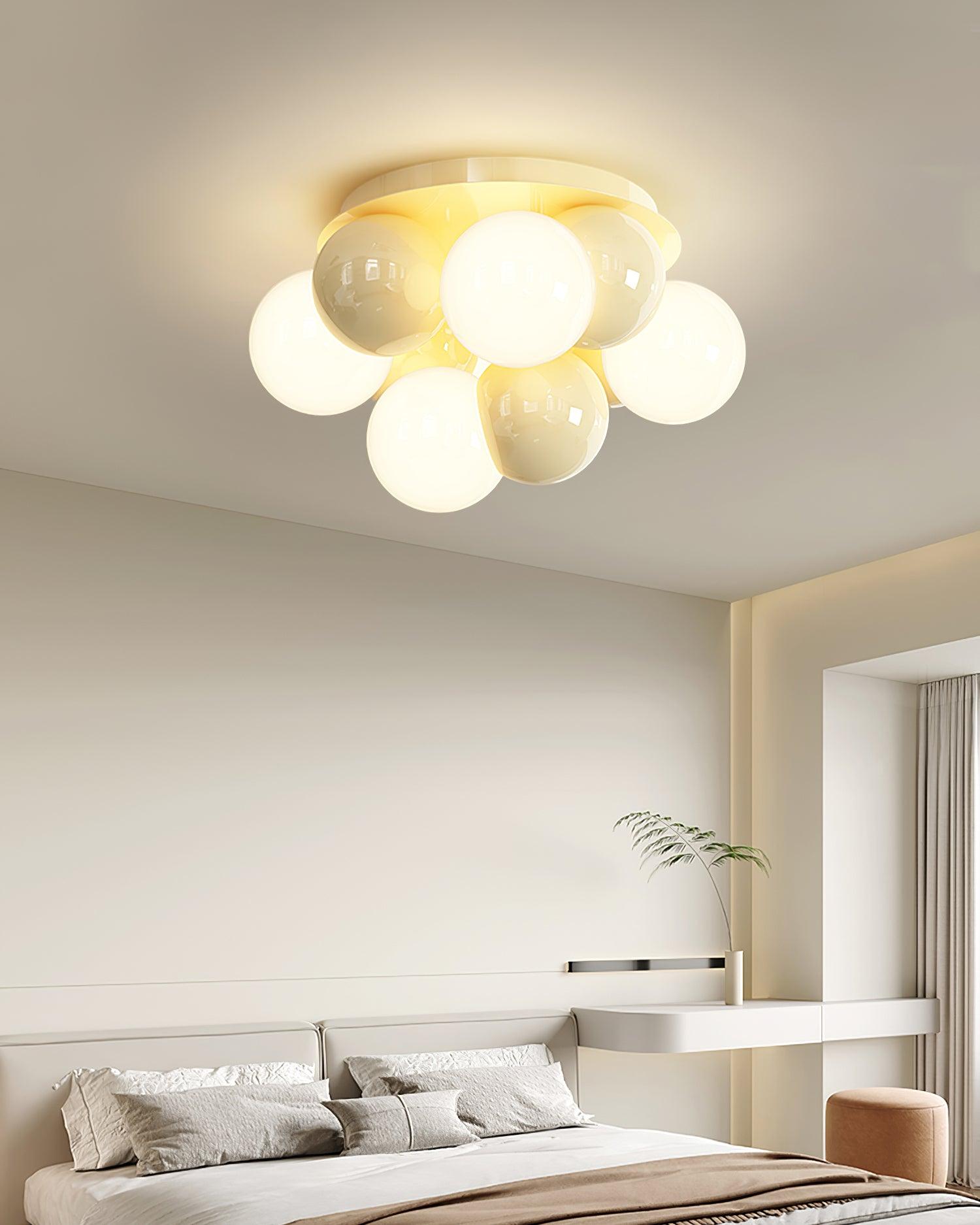 Ceiling Light Metal Body Acrylic Bubbles Modern Minimalist - Neutralighting