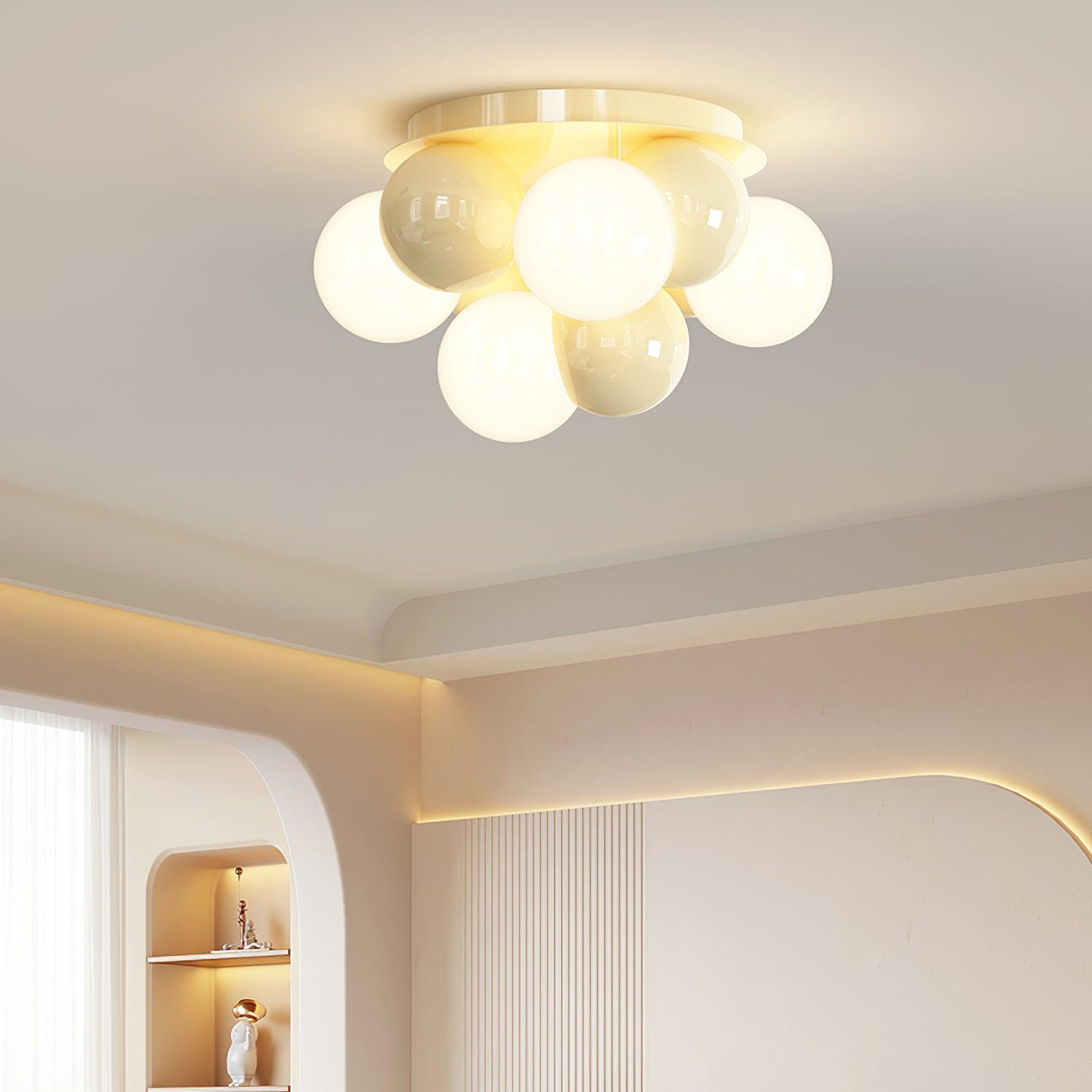 Ceiling Light Metal Body Acrylic Bubbles Modern Minimalist - Neutralighting