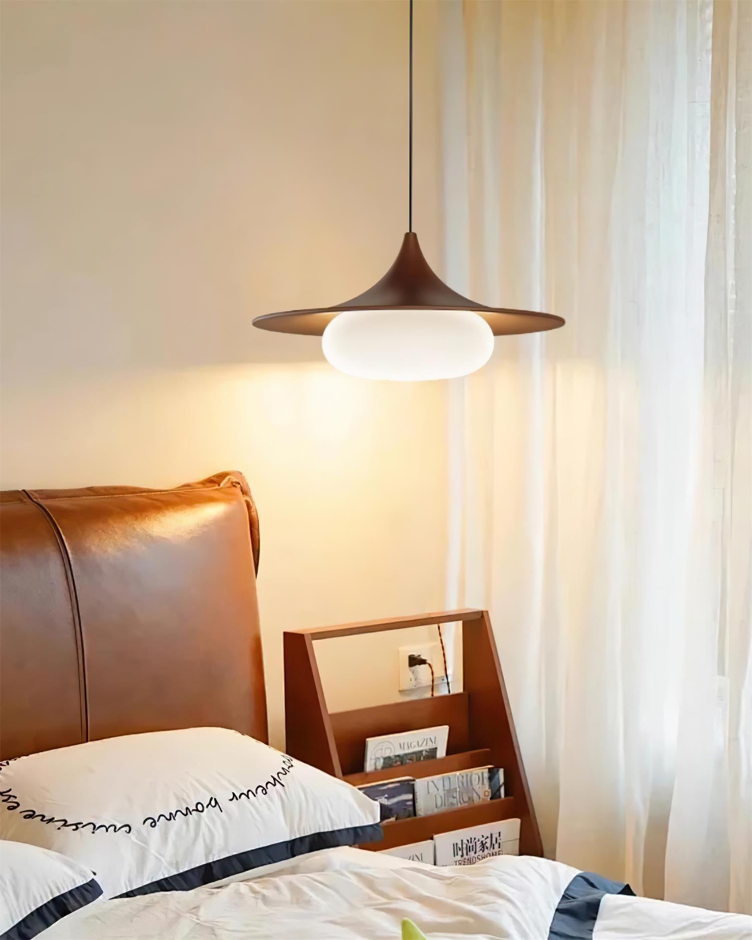 Ovelis Wooden Canopy Pendant Light - Neutralighting