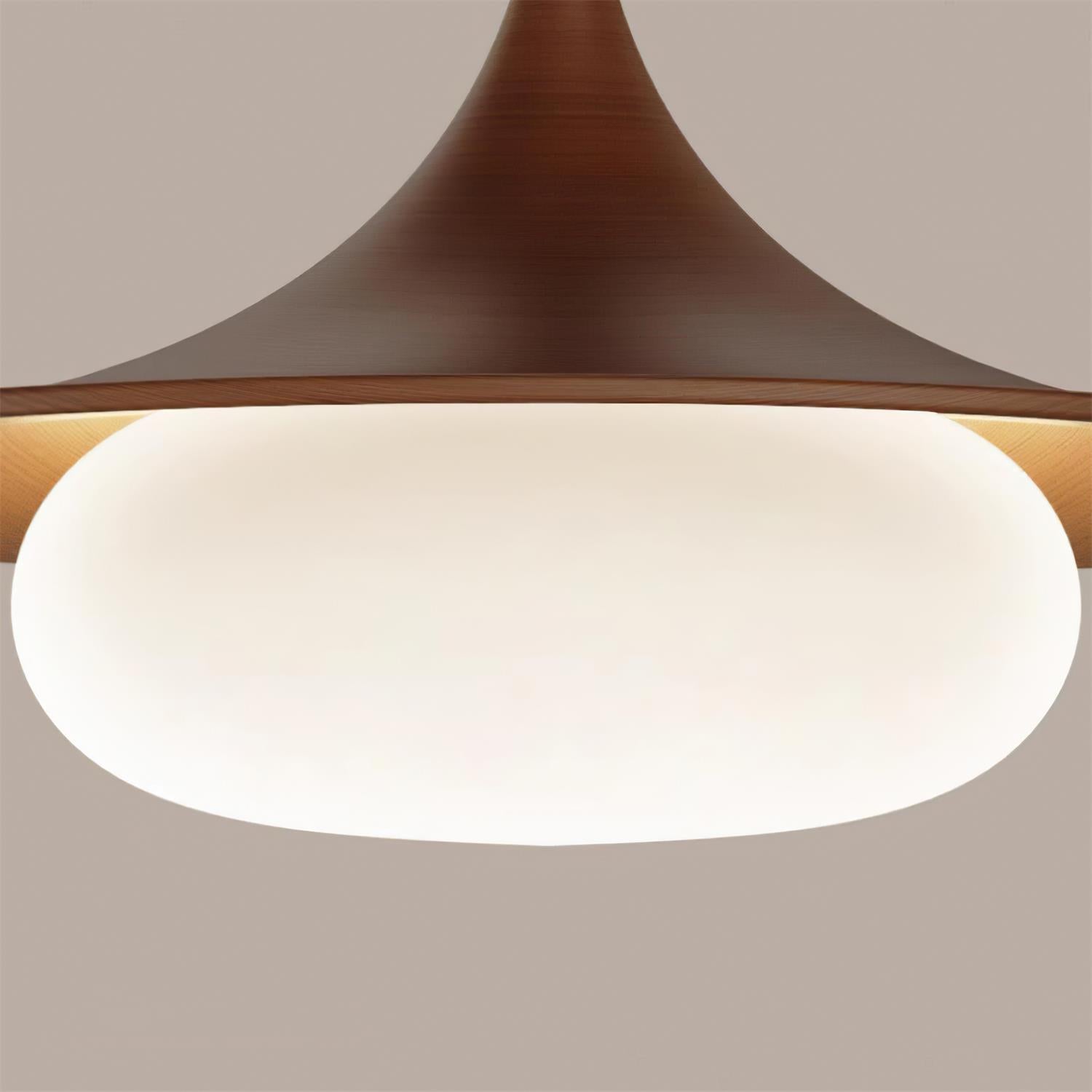 Ovelis Wooden Canopy Pendant Light - Neutralighting