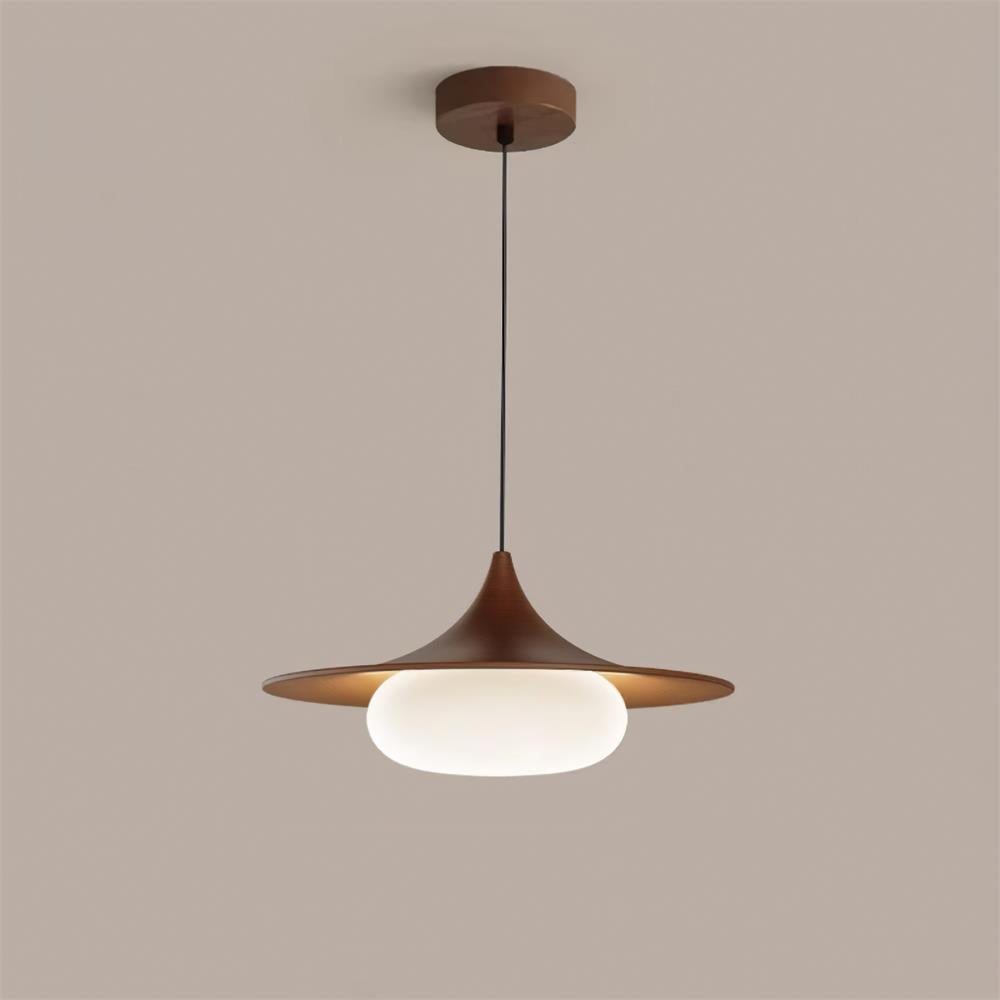 Ovelis Wooden Canopy Pendant Light - Neutralighting