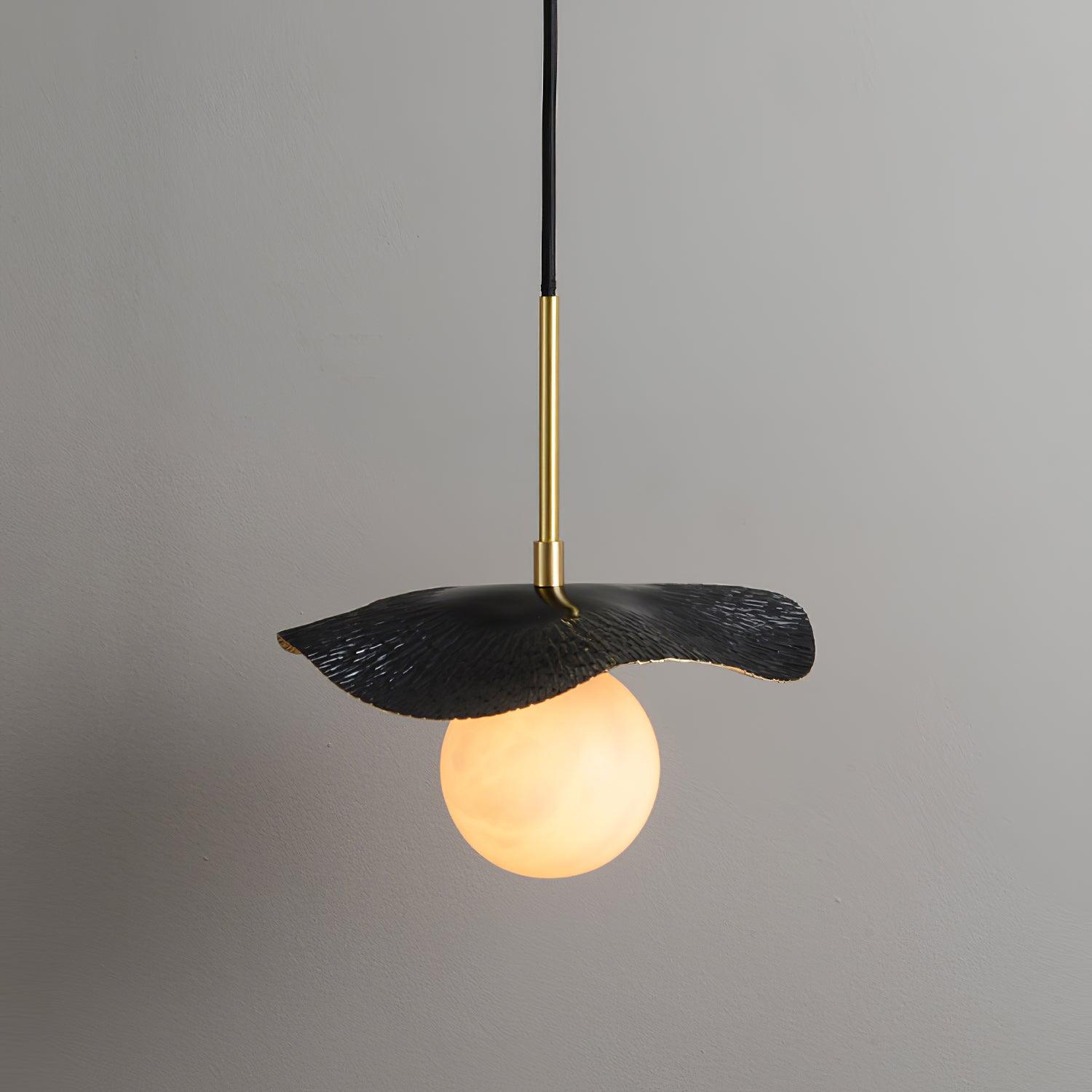 Ivvynen Leaf Canopy Alabaster Pendant Light - Neutralighting