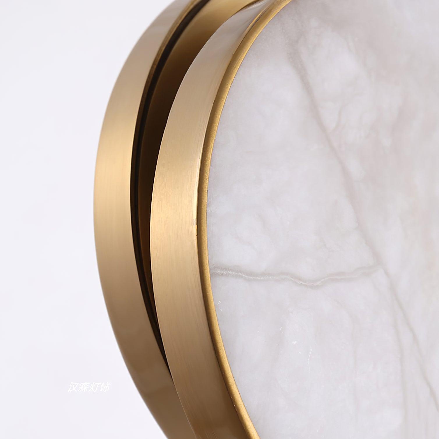 Synoryra Dual Disc Alabaster Pendant Light - Neutralighting