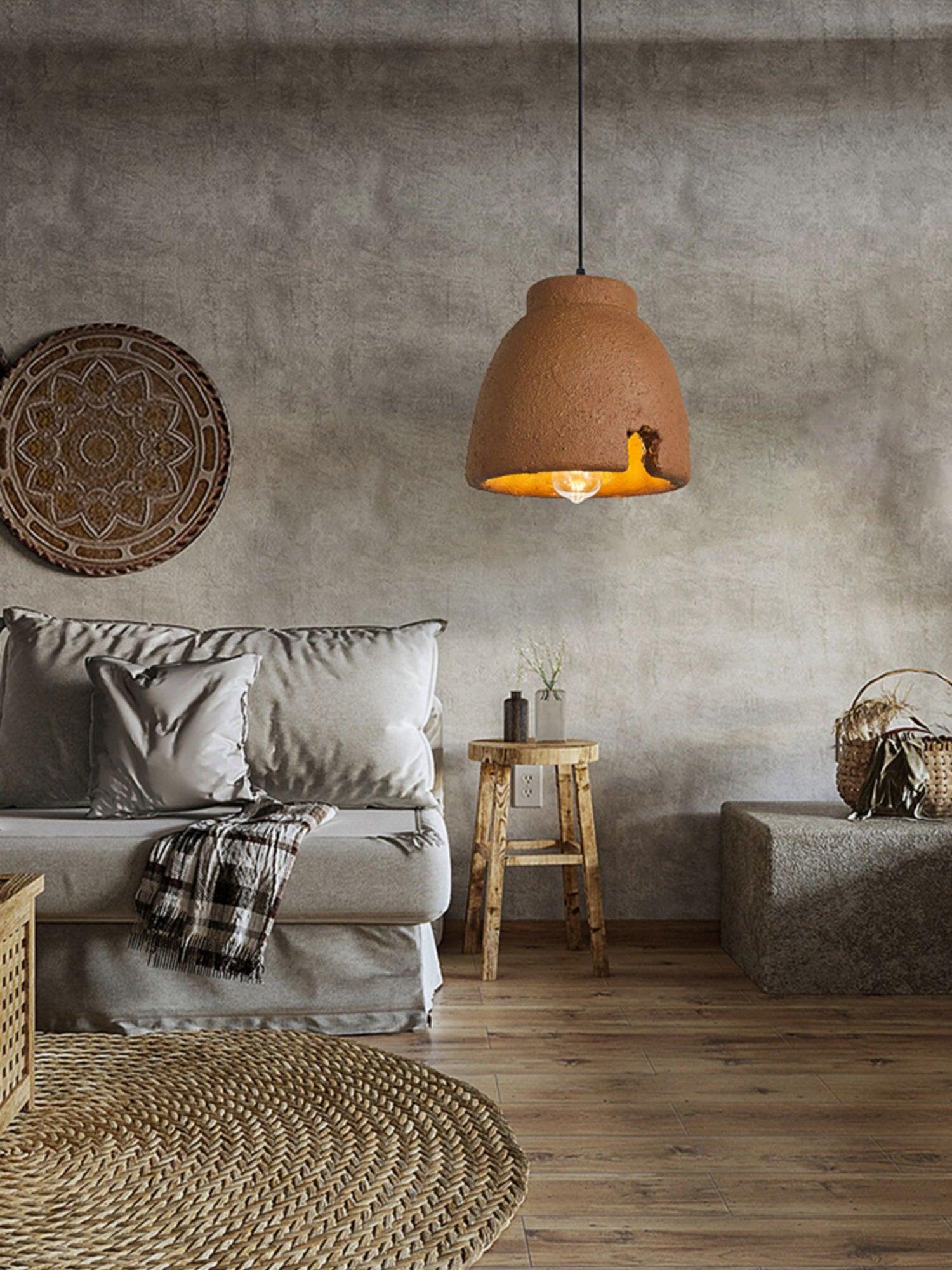Osileth Wabi-Sabi Resin Pendant Light - Neutralighting