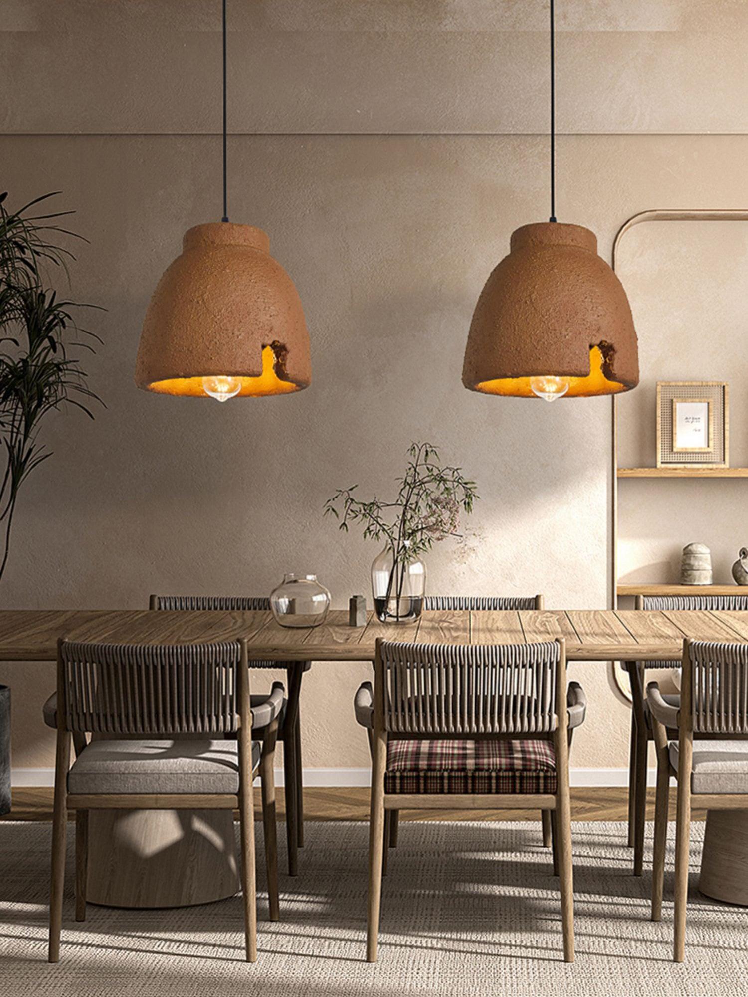 Osileth Wabi-Sabi Resin Pendant Light - Neutralighting