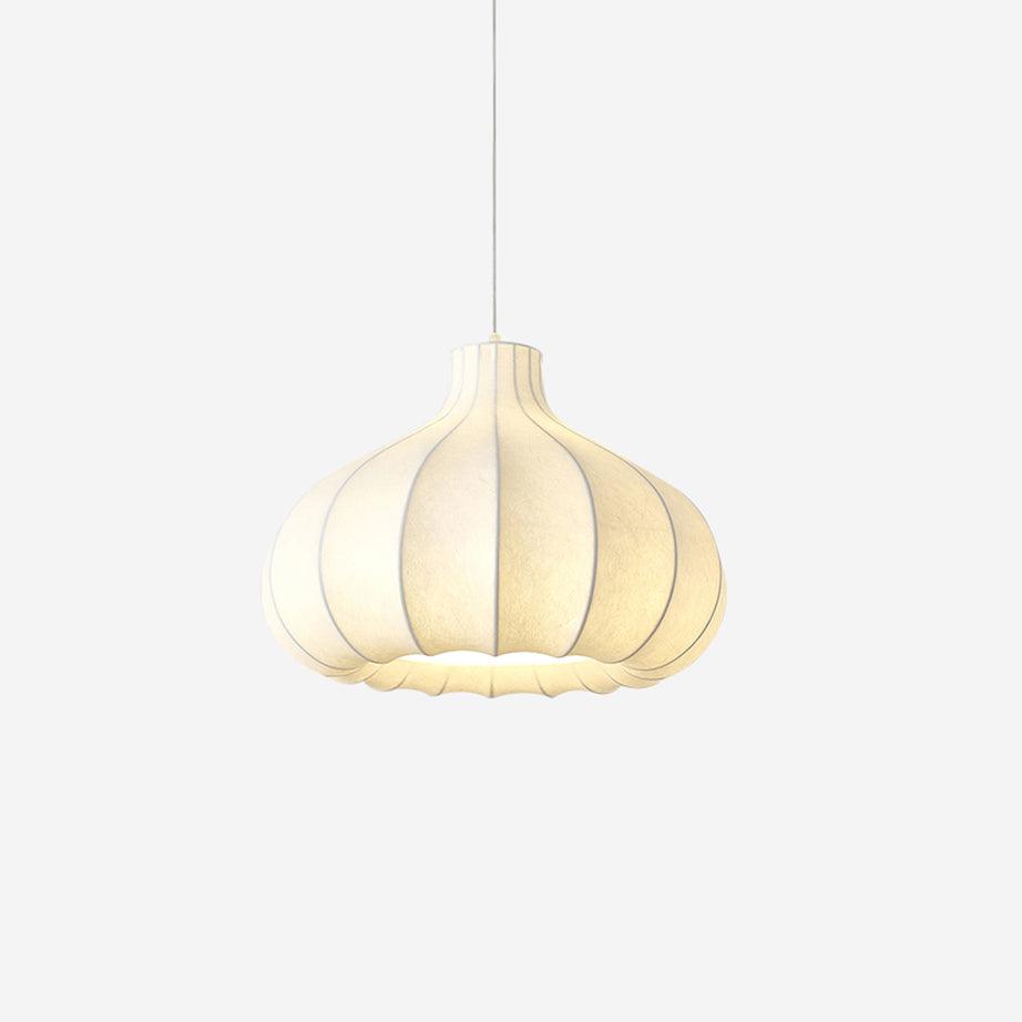 Pendant Light Silky Pleated Silk Shade White - Neutralighting