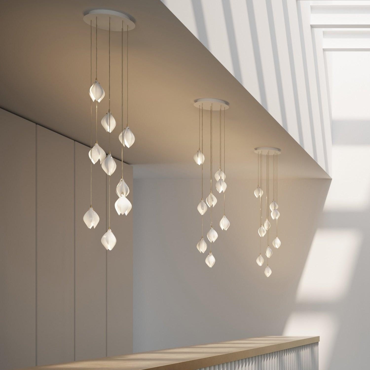 Olivia Luxury Metal Ceramic Pendant Light Living Room Bedroom - Neutralighting