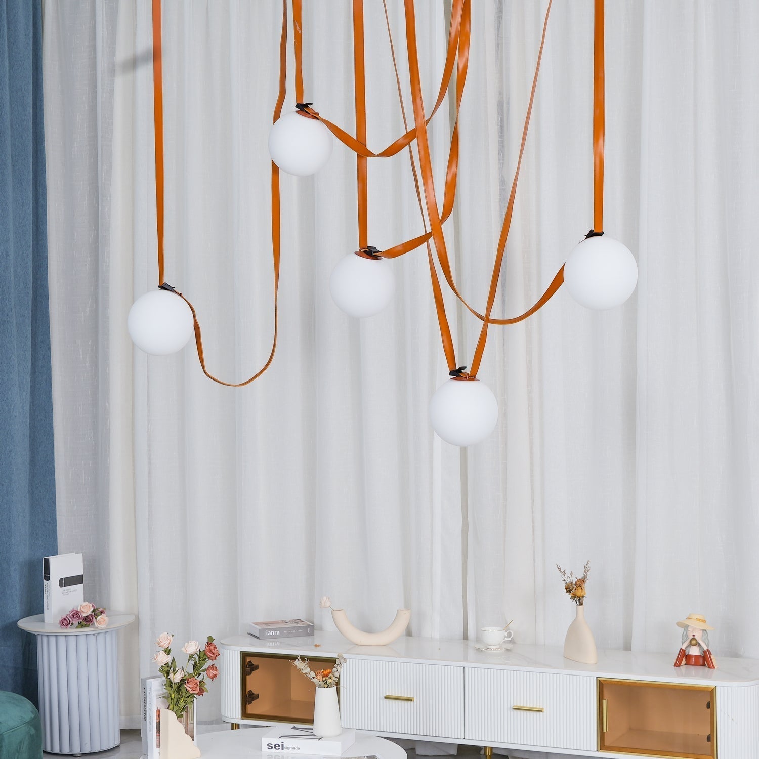 Zephira Multiple Belt Pendant Light - Neutralighting