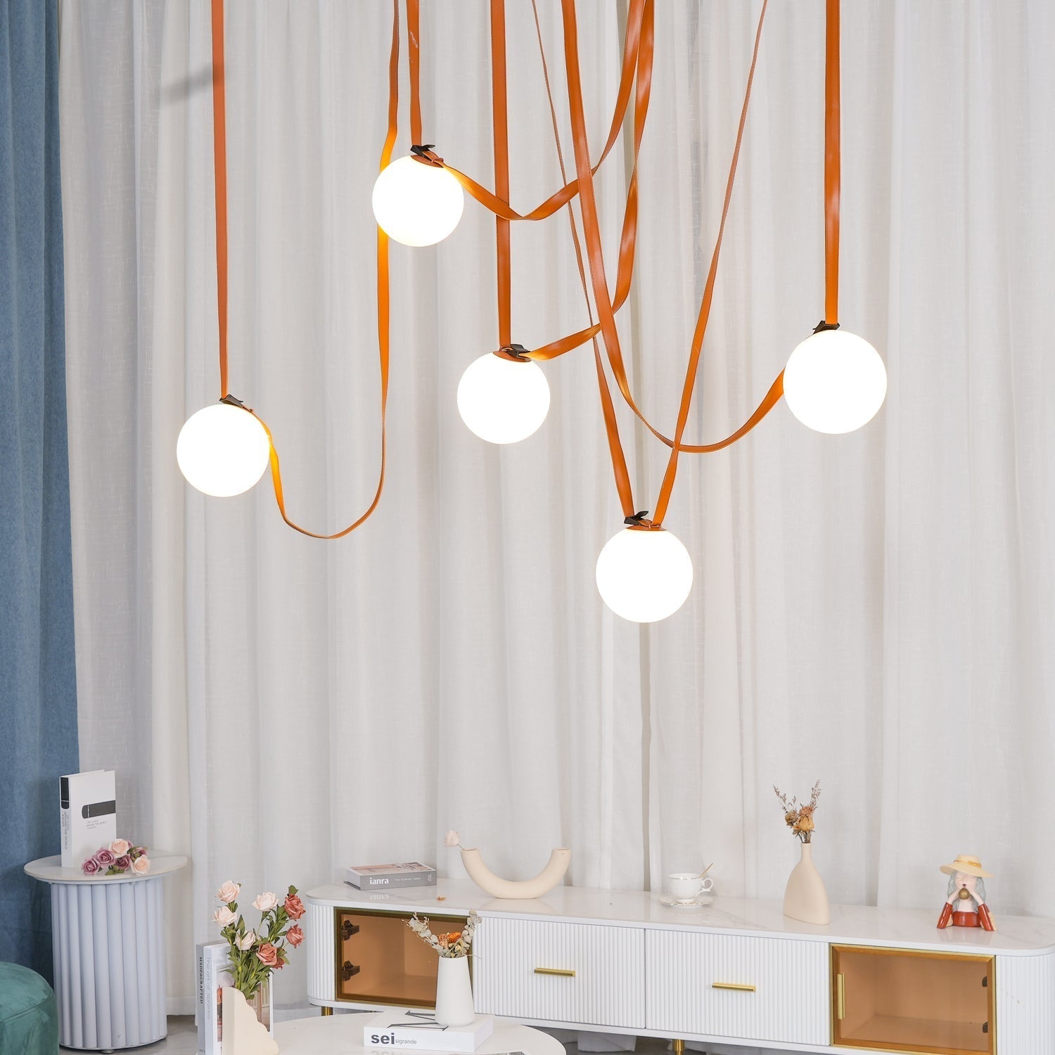 Zephira Multiple Belt Pendant Light - Neutralighting