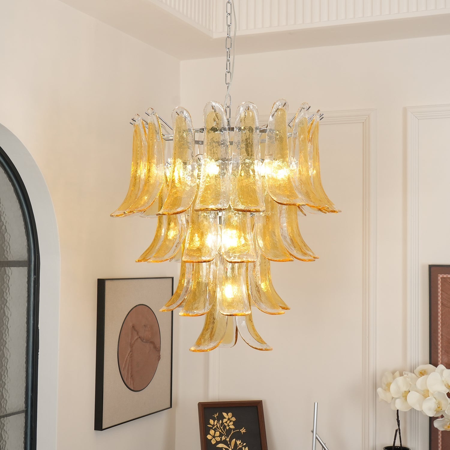 Kelly Murano Glass Chandeliers