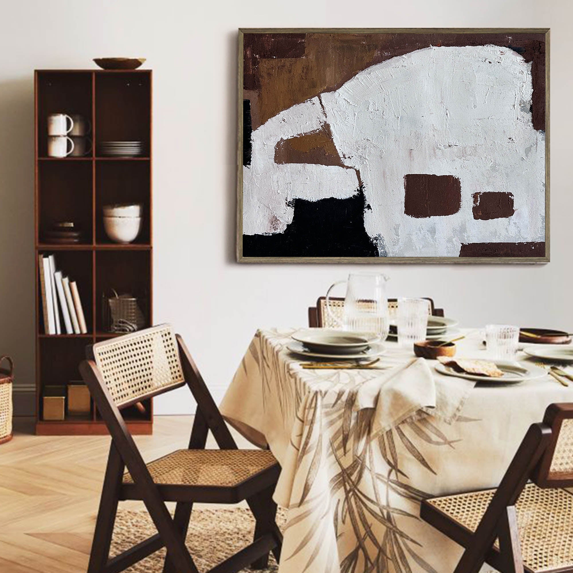 Textured Abstract Canvas Art Painting