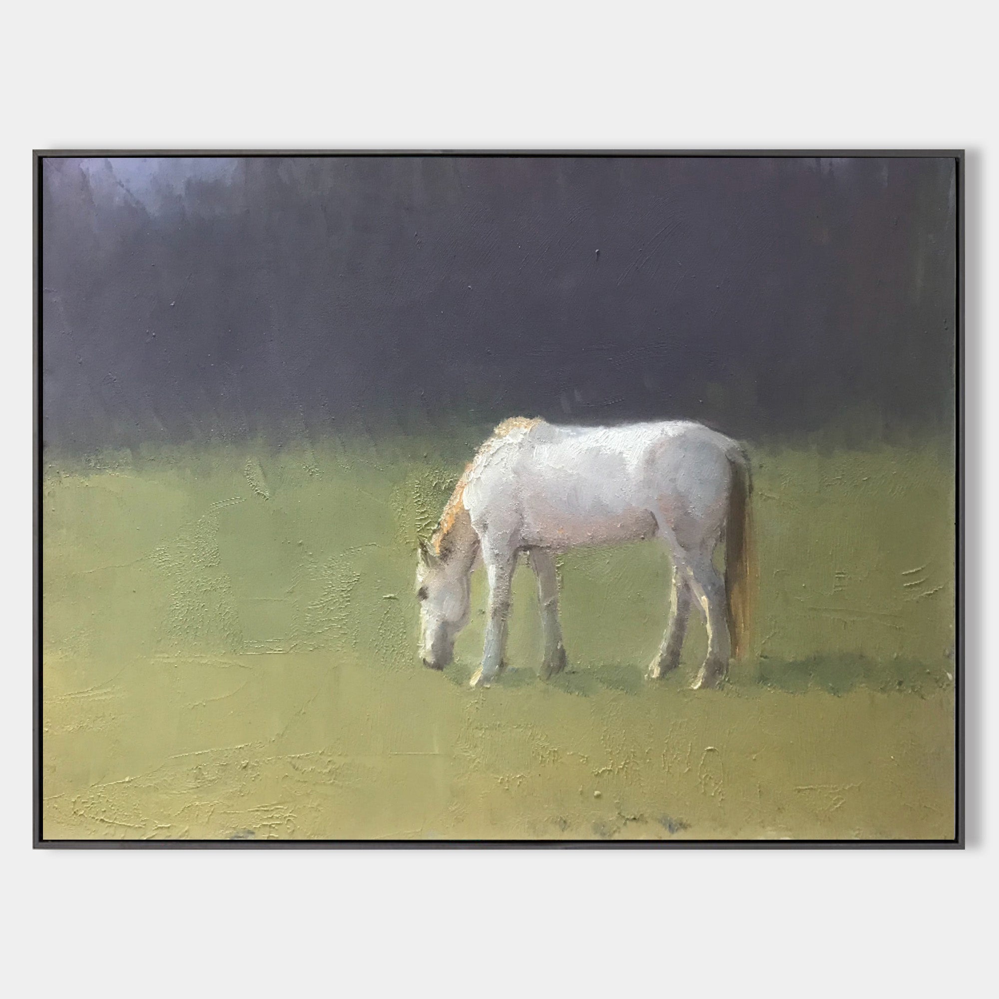 Pastoral Grazing Equine Scene Wall Art