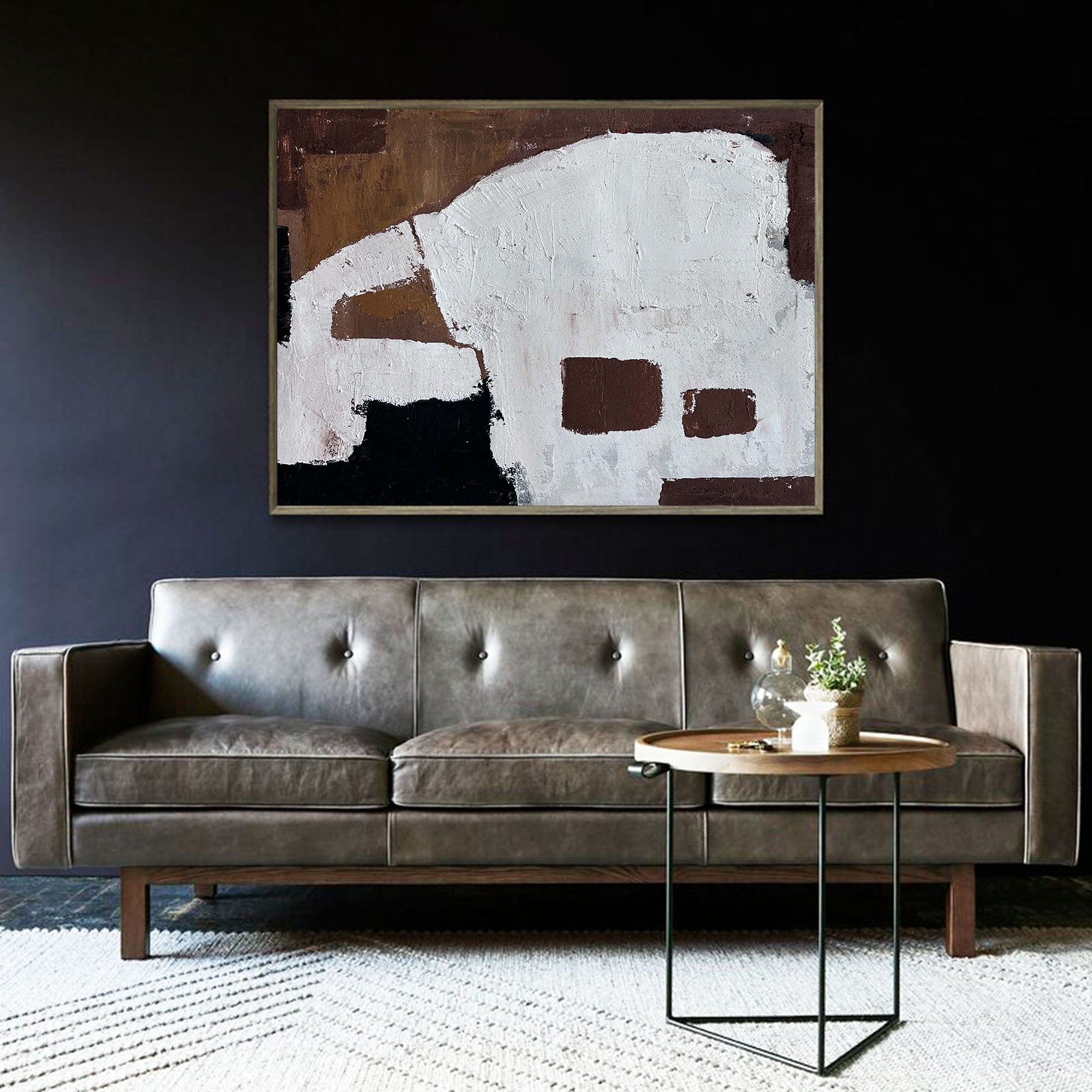 Textured Abstract Canvas Art Painting
