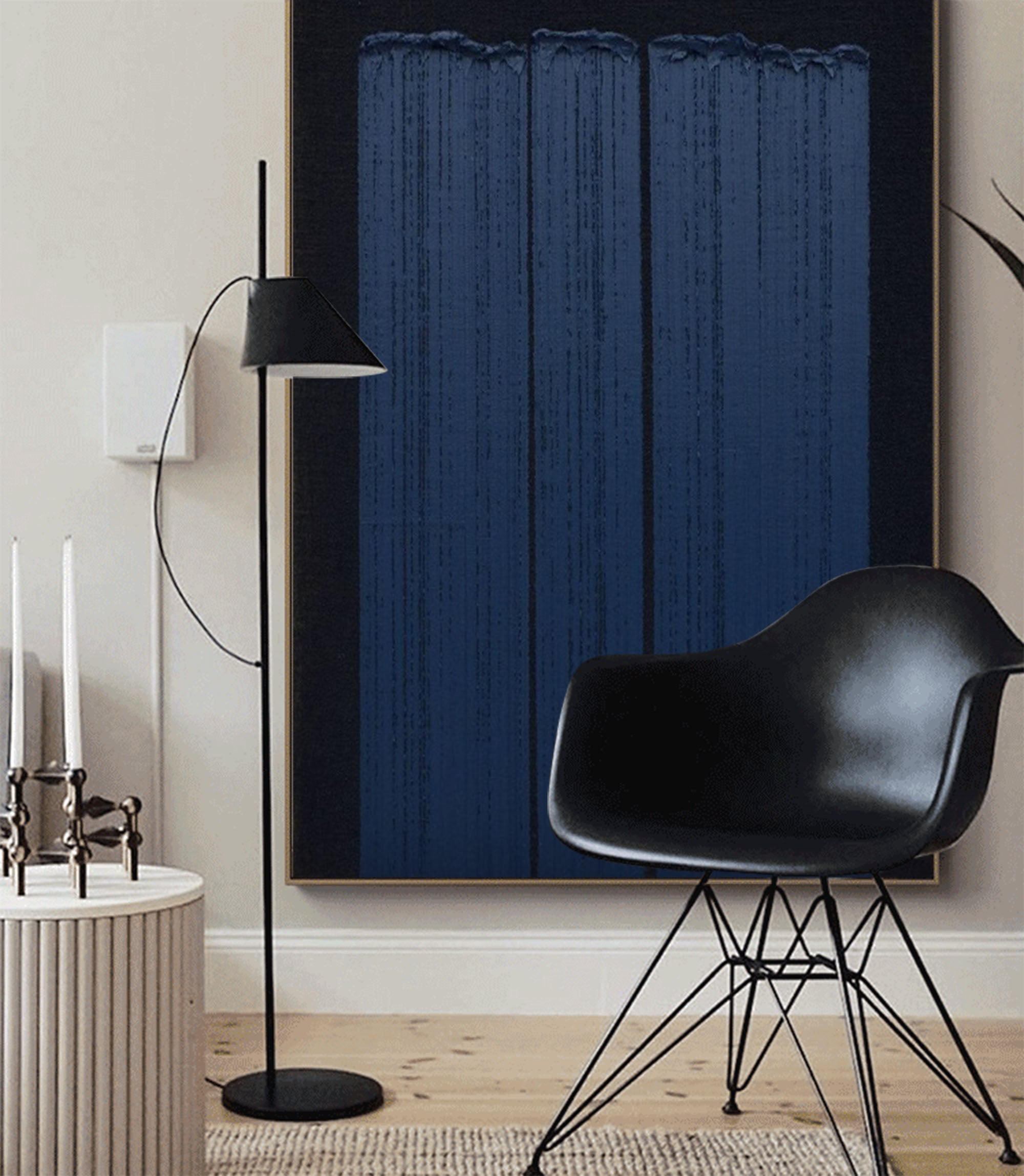 Blue Minimalist Painting ABAV293 - Neutralighting