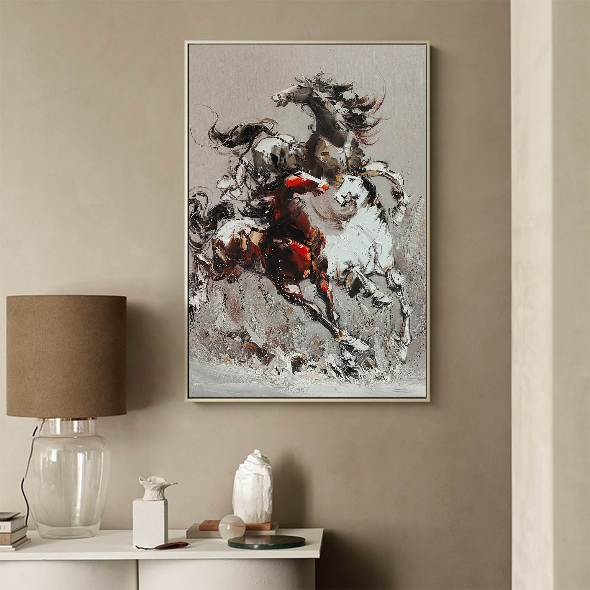 Running Horse Painting ANH55 - Neutralighting