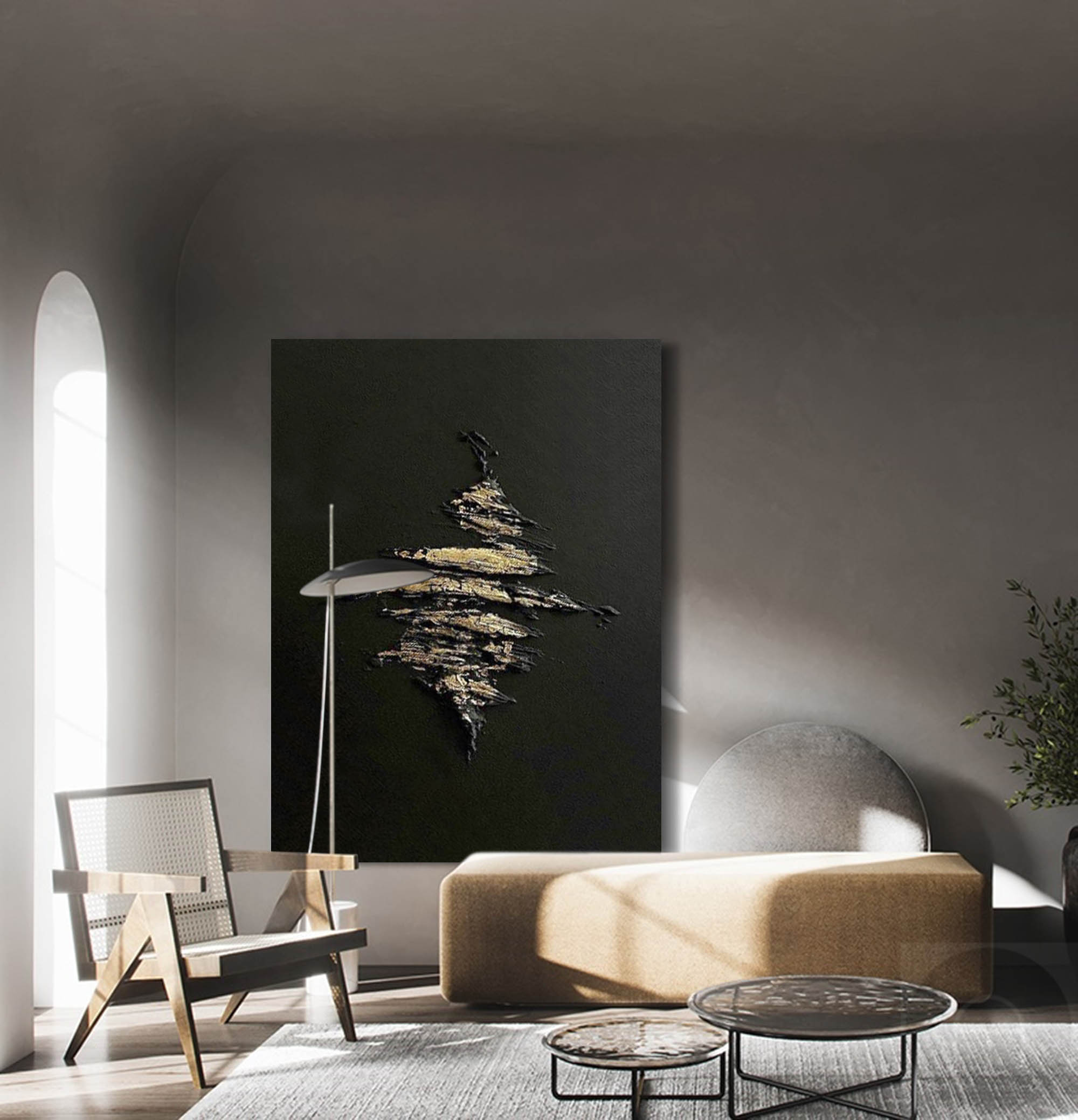 Wall Art Gilded Shadow Wings