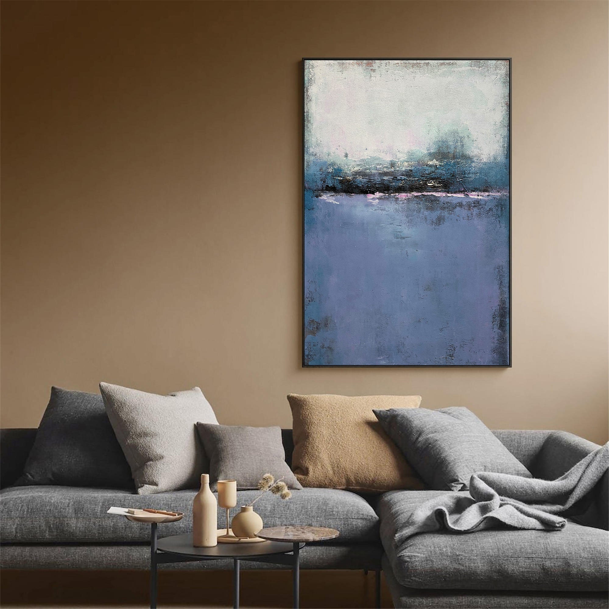 Blue Minimalist Painting ABAV167 - Neutralighting