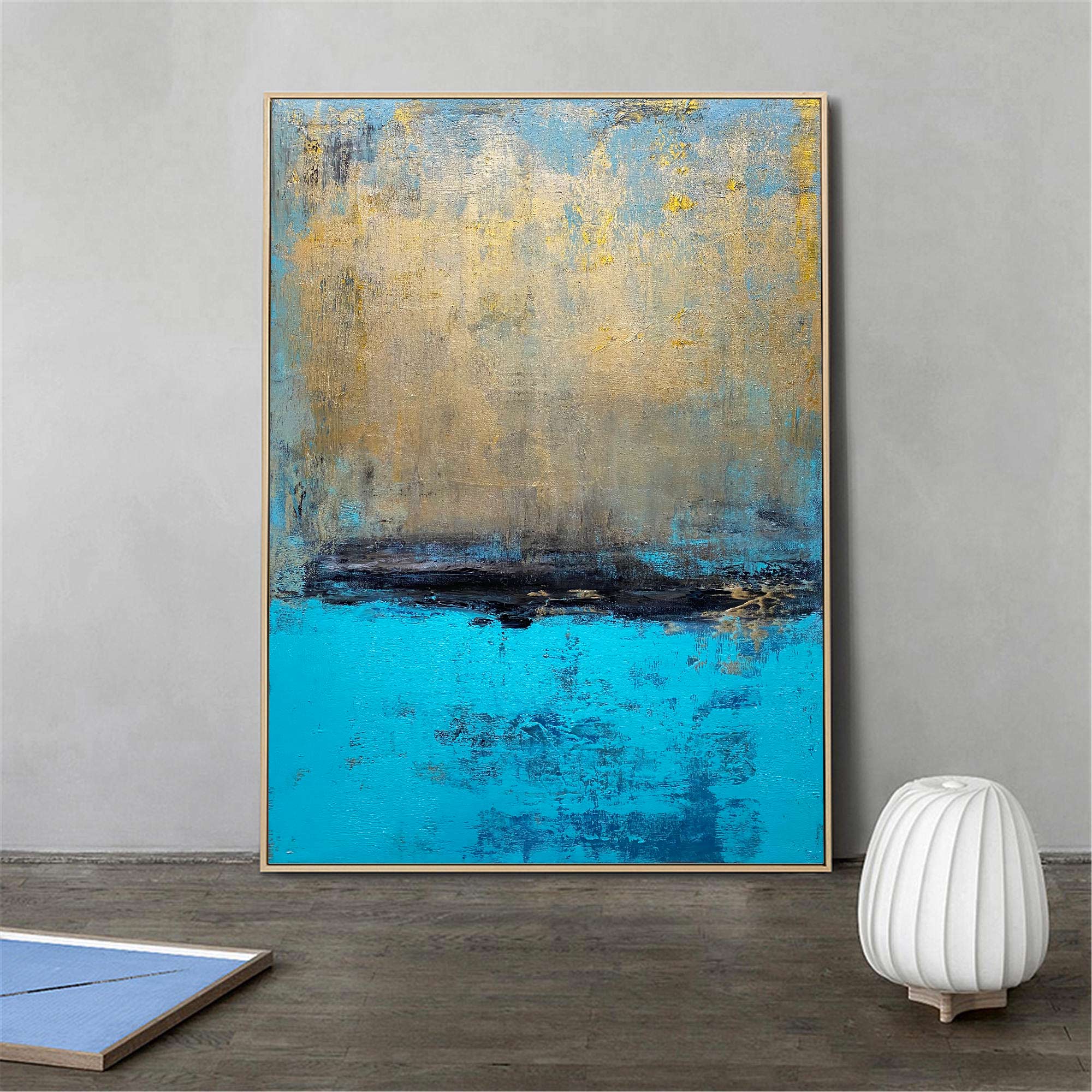 Abstract Sea Scenery Painting