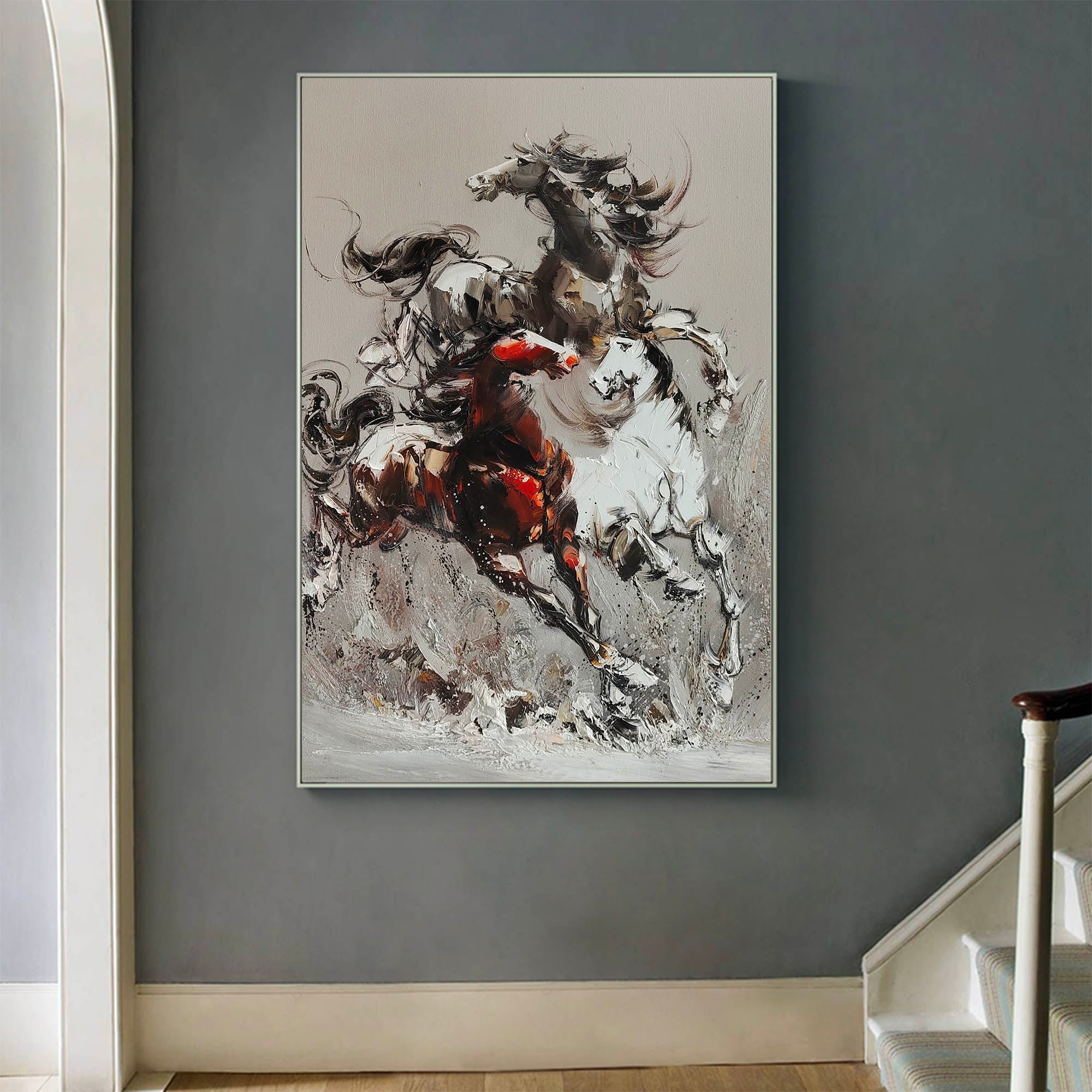 Running Horse Painting ANH55 - Neutralighting