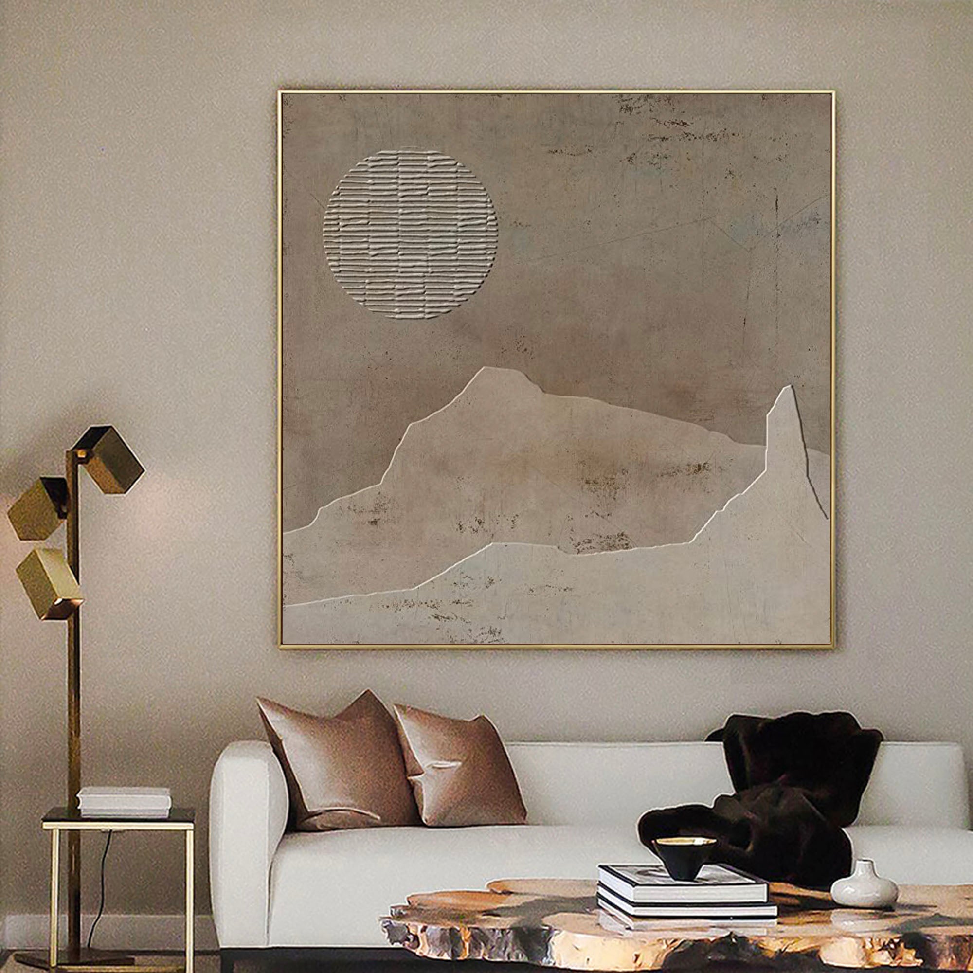 Wabi-Sabi Wall Art TX016 - Neutralighting